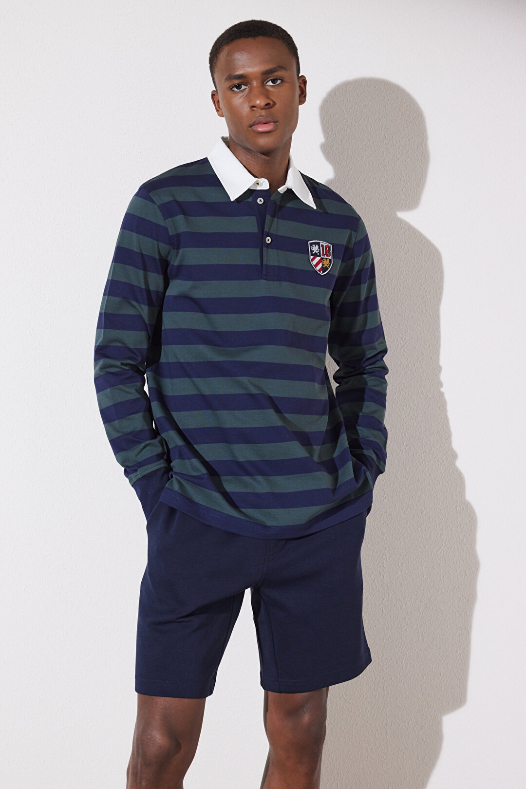 Rugby Sweatshirt BBSP23MSW012167 | Brooks Brothers Rugby Sweatshirt BBSP23MSW012167 | Brooks Brothers