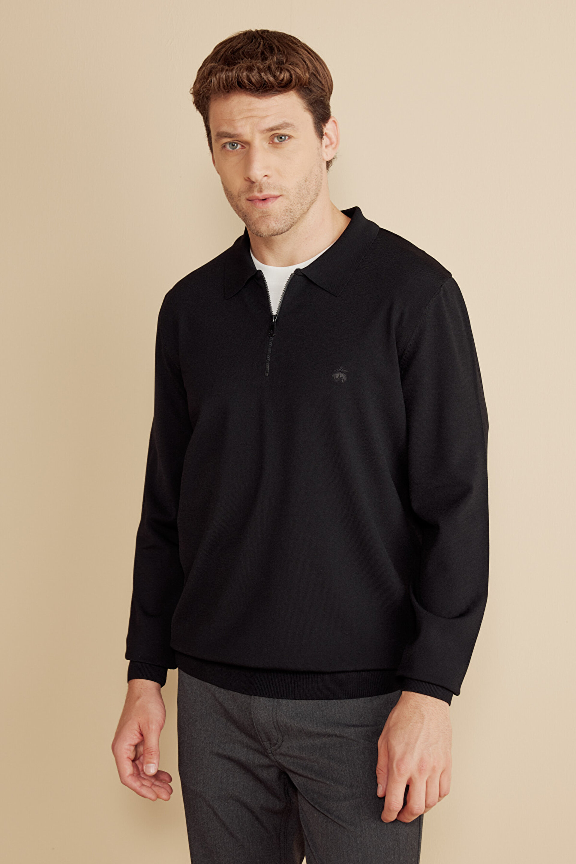 エッセンシャルズ ワッフル ニット ラグビー シャツ オフ ブラック L オールブラックス エッセンシャルズ ワッフルTシャツ