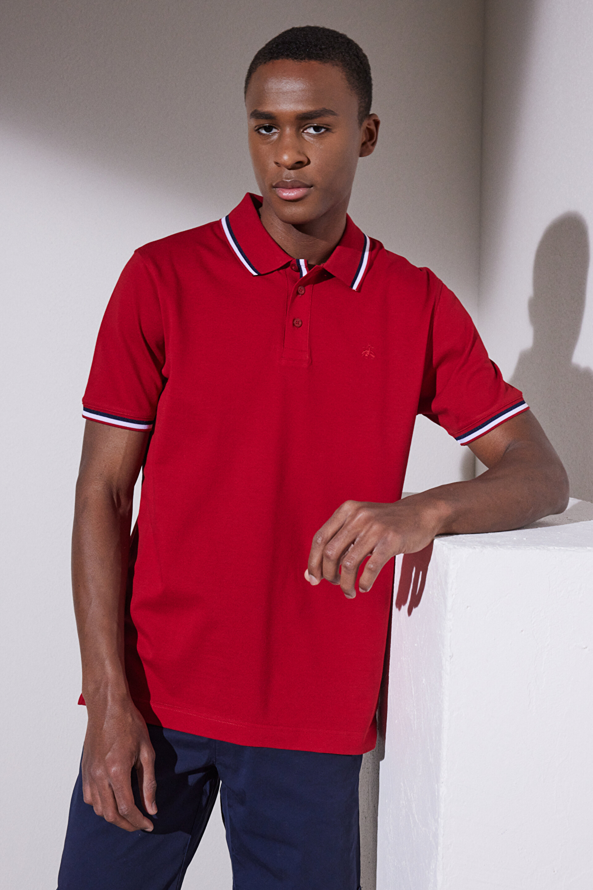 Merserize Pike Polo Yaka Tişört BBSP23MTS010119 | Brooks Brothers
