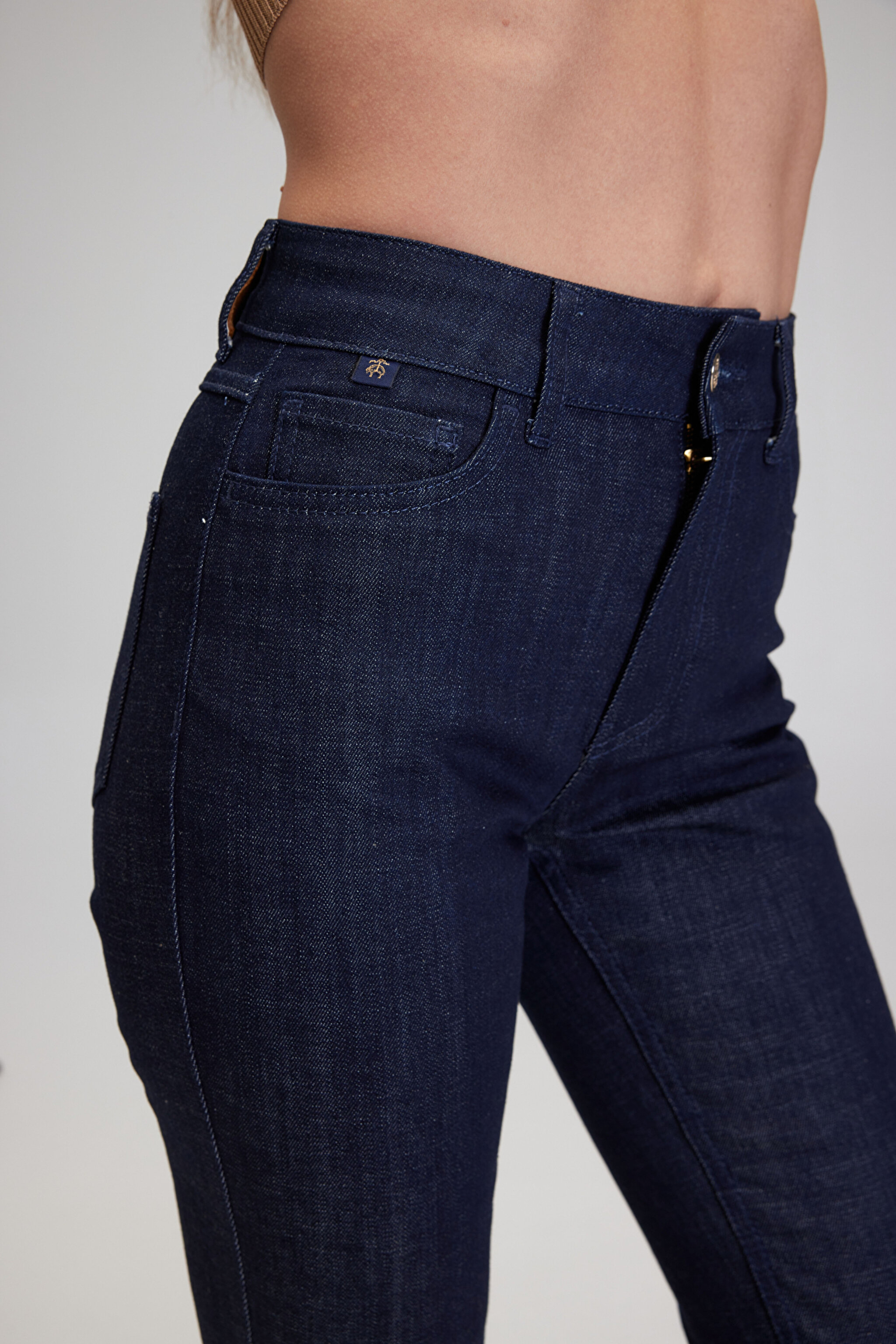 Pamuklu 5 Cep Denim Pantolon - Lacivert (görsel 3)