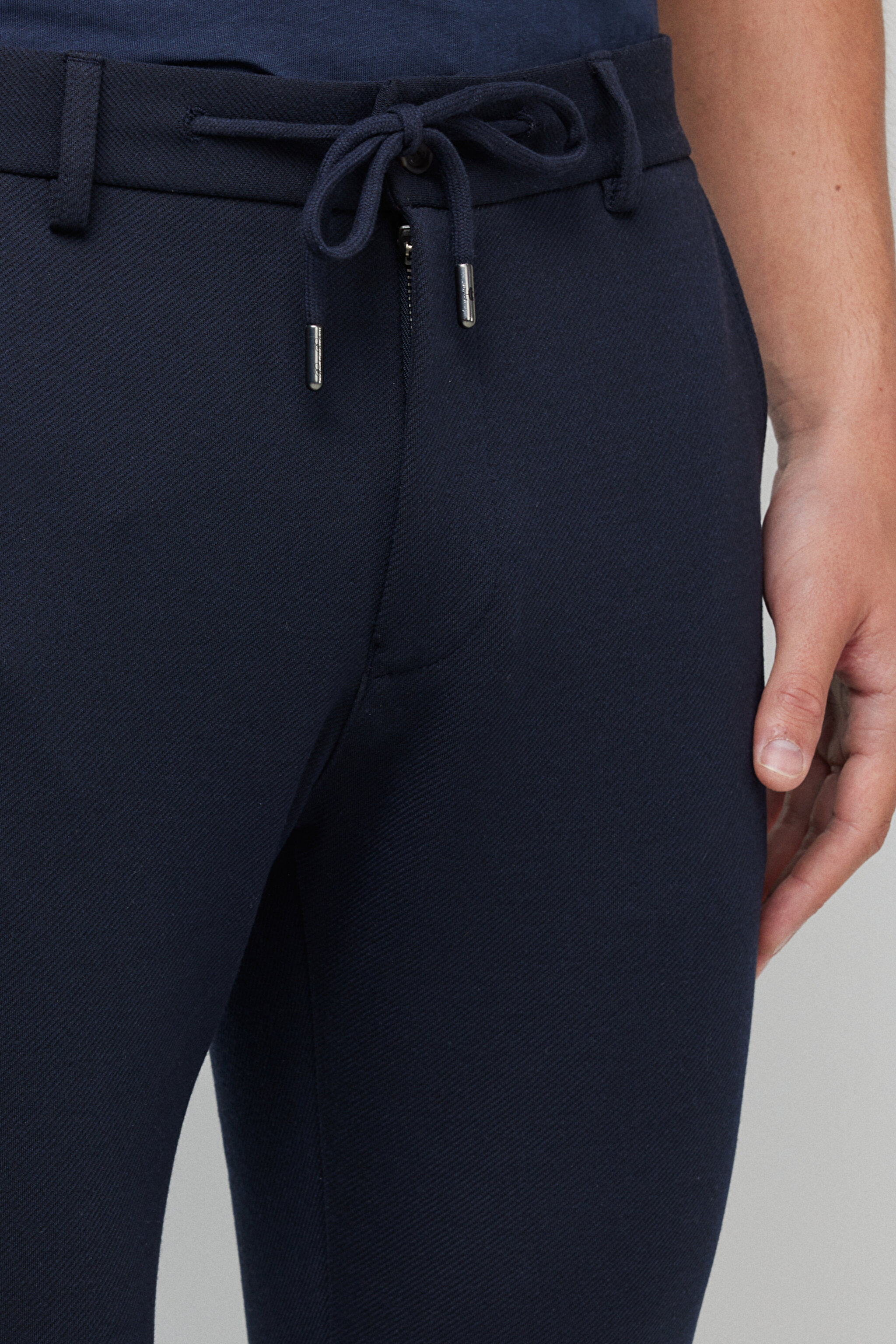 Standart Fit Normal Kesim Cepli Pantolon - Lacivert (görsel 3)