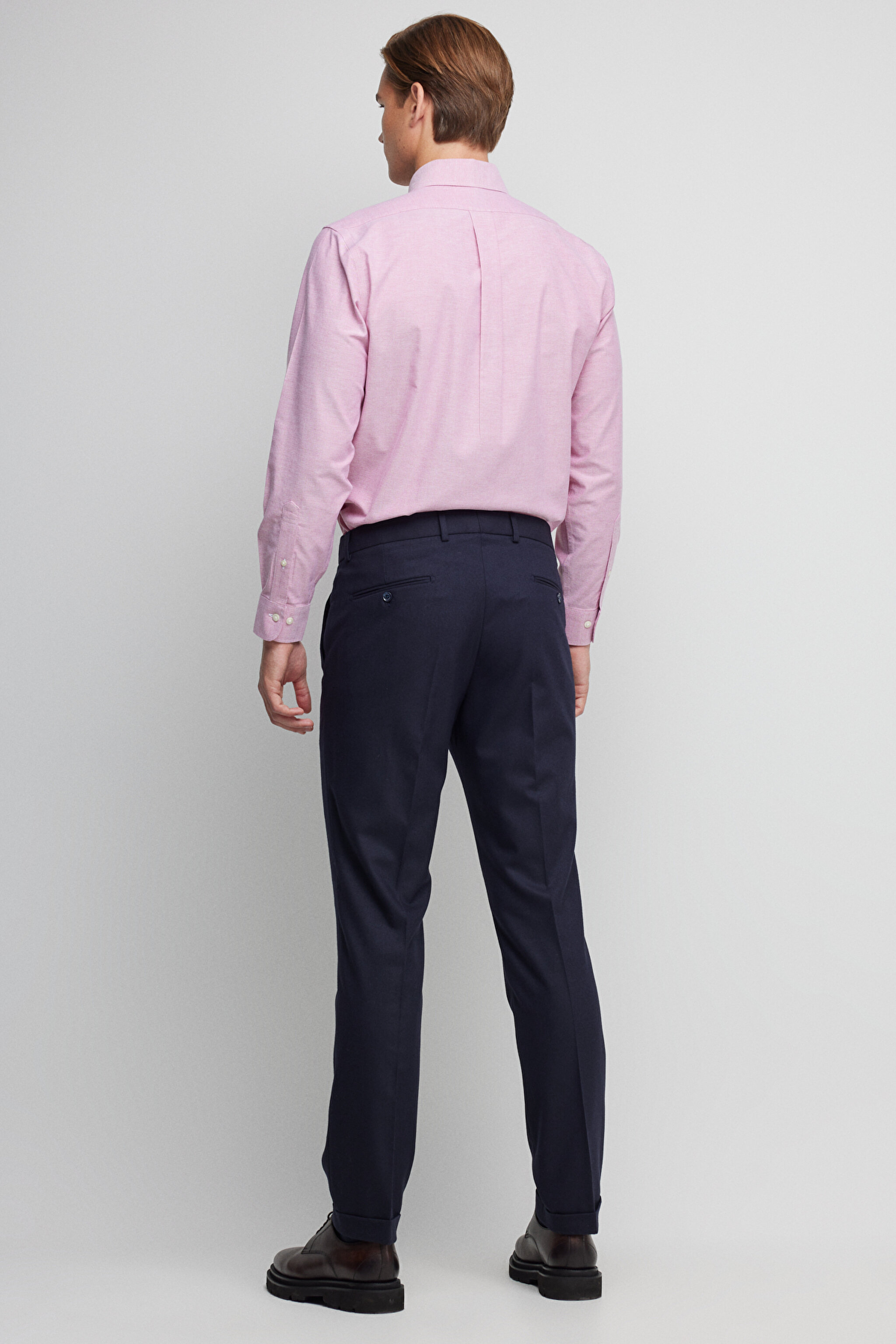 Slim Fit Desenli Jogger Pantolon - Lacivert (görsel 4)