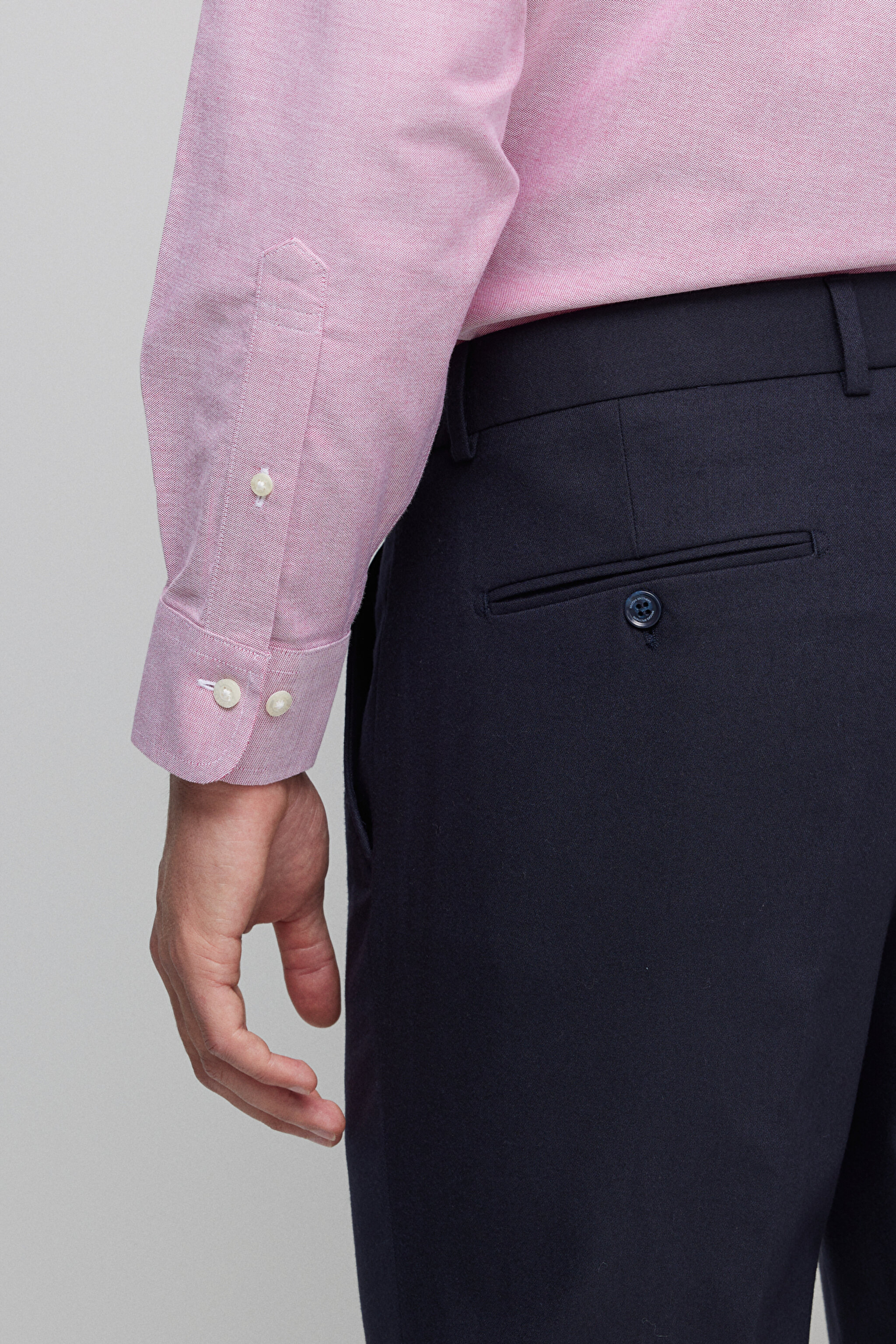 Slim Fit Desenli Jogger Pantolon - Lacivert (görsel 5)