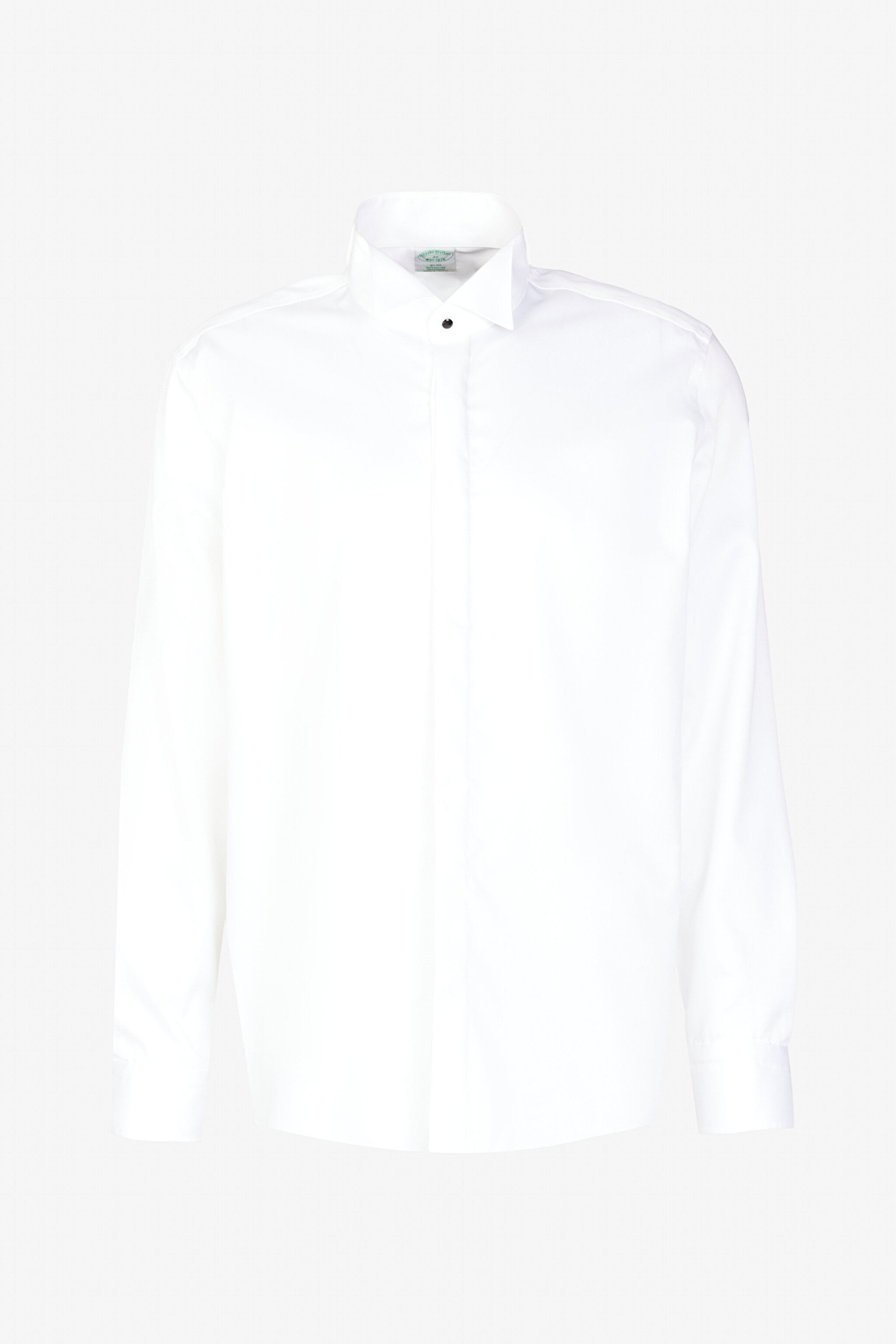 %100 Pamuk Slim Fit Ata Yaka Gömlek - Beyaz (görsel 5)