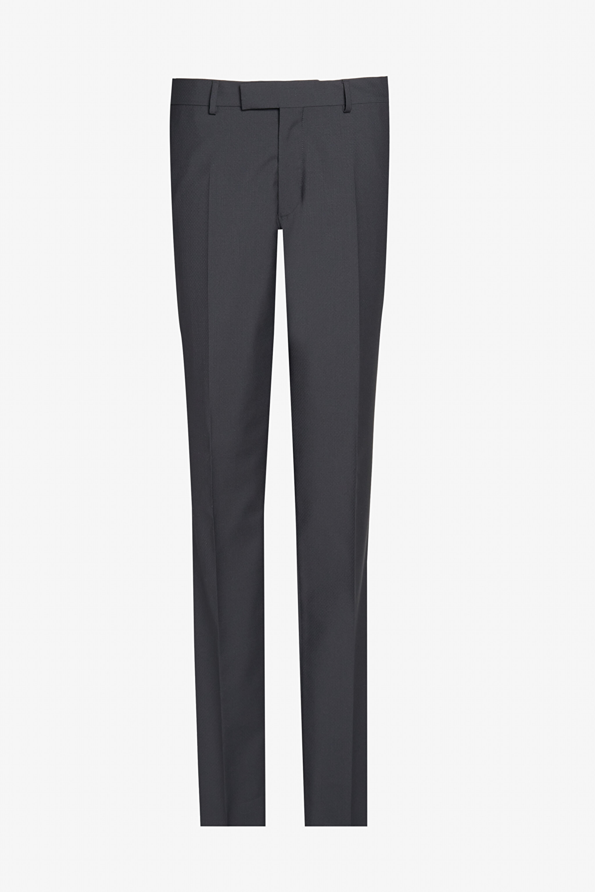 Yünlü Slim Fit Sivri Yaka Smokin - Siyah (görsel 3)