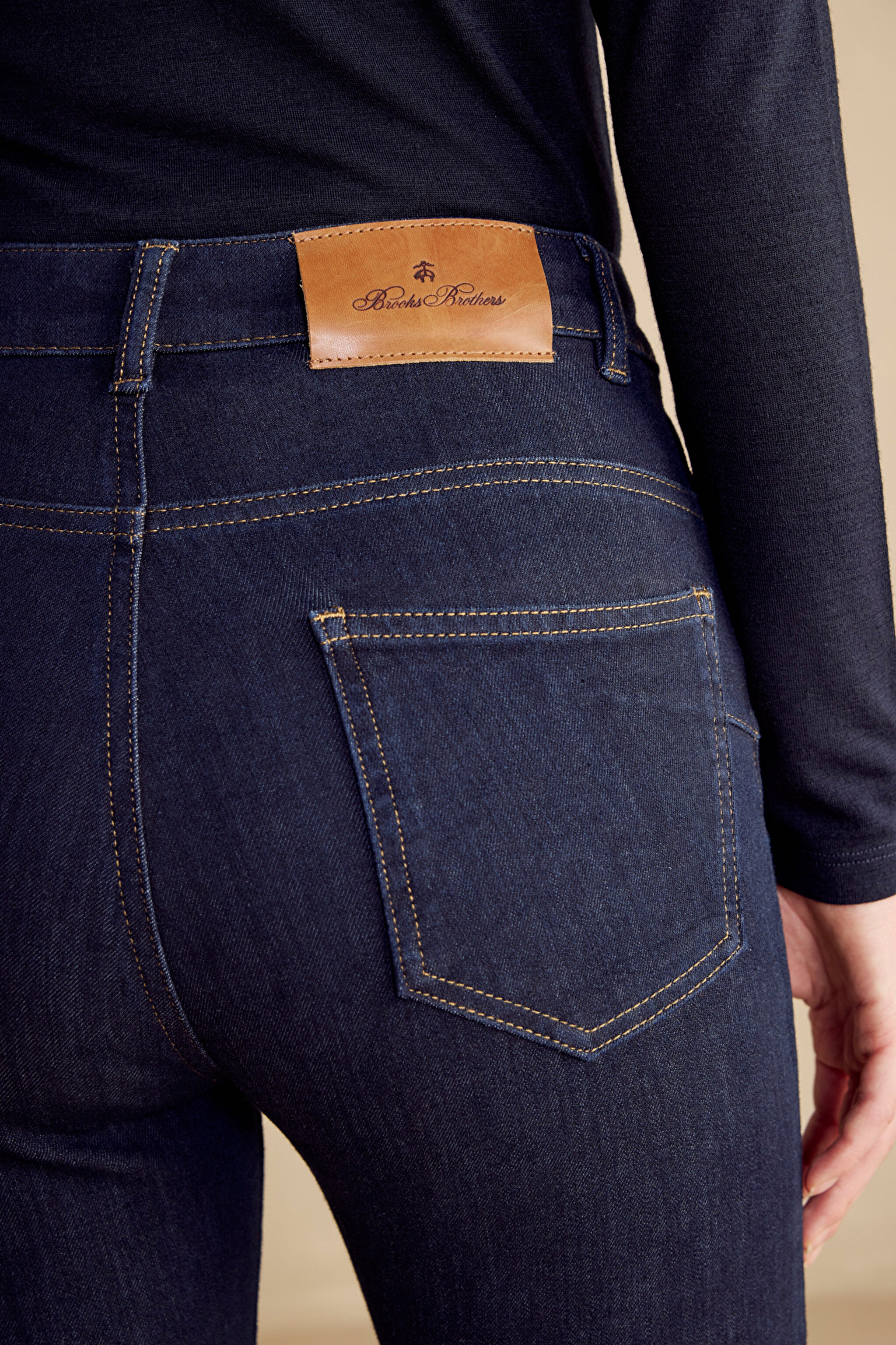 Push-Up Skinny Denim Pantolon - Lacivert (görsel 14)