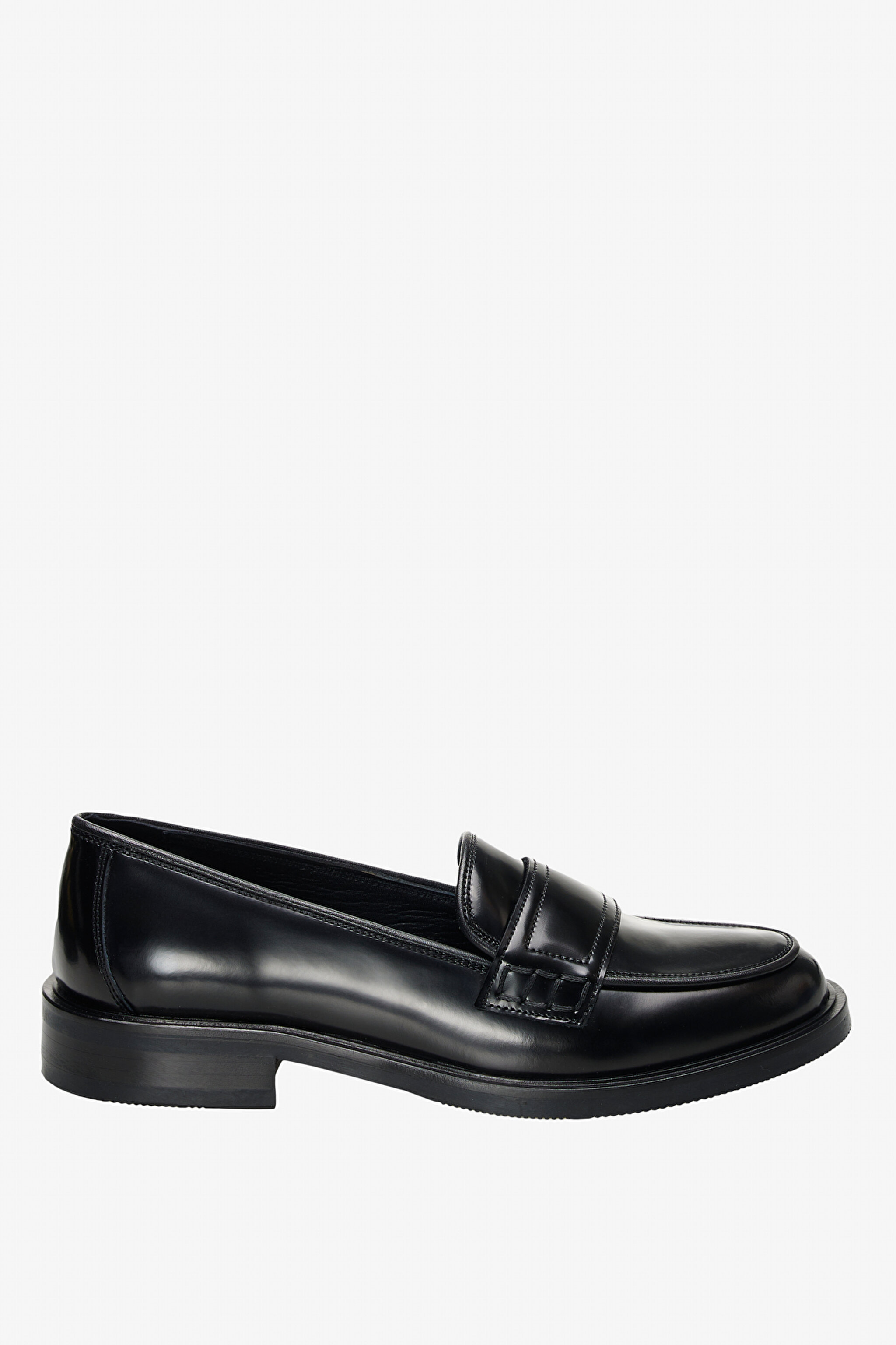 100% Deri Loafer - Siyah