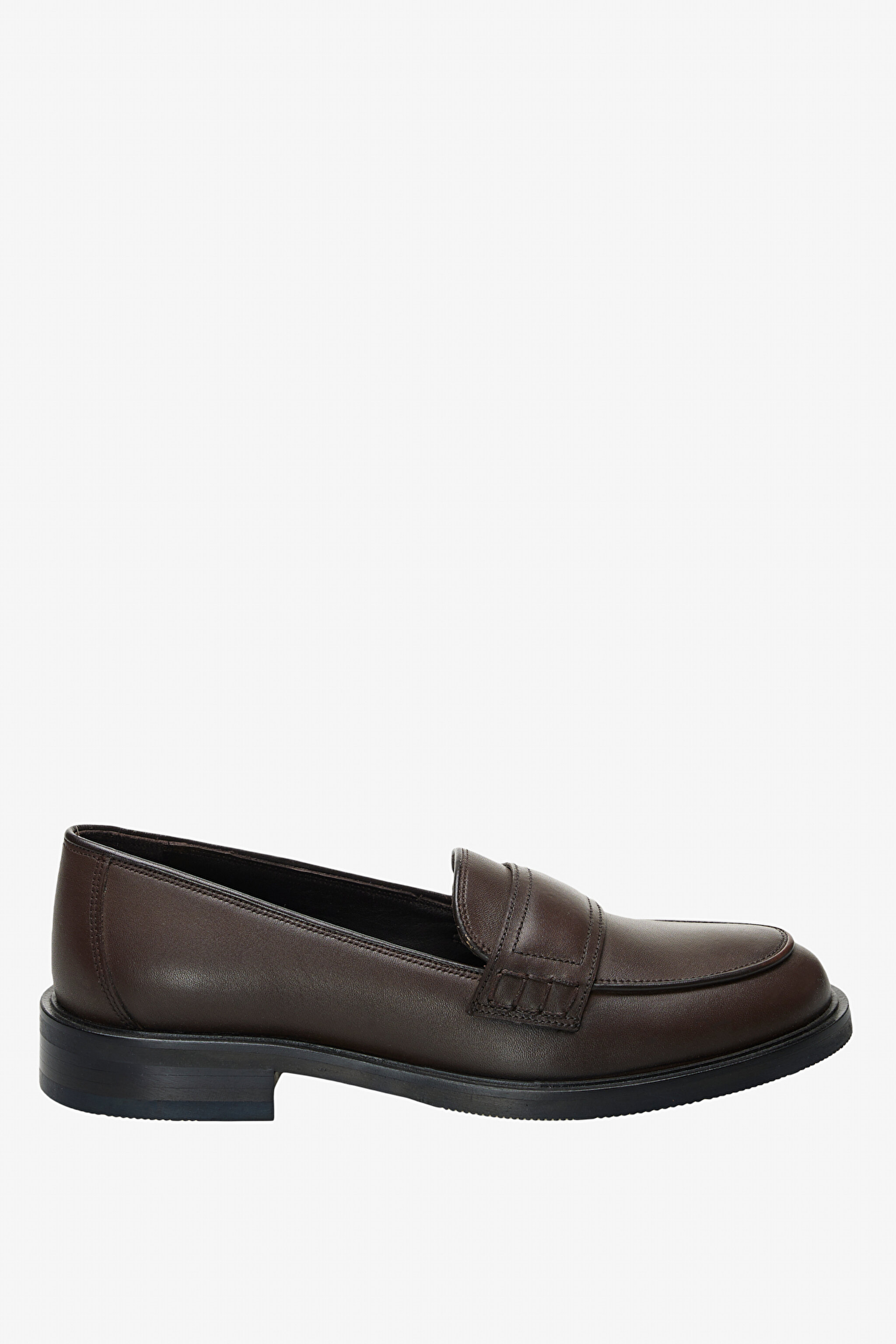 100% Deri Loafer - Kahverengi