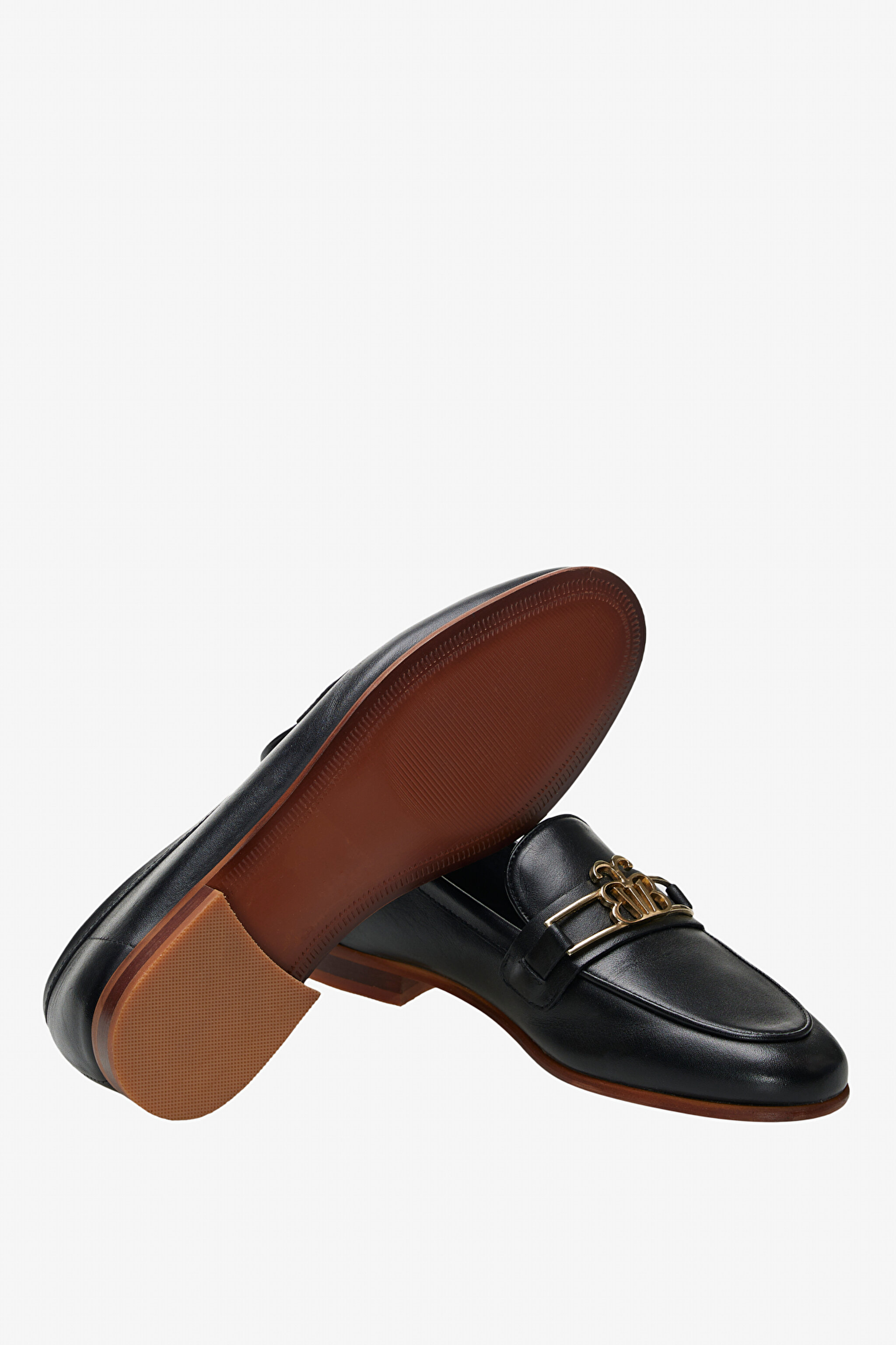 100% Deri Toka Detaylı Loafer - Siyah (görsel 4)
