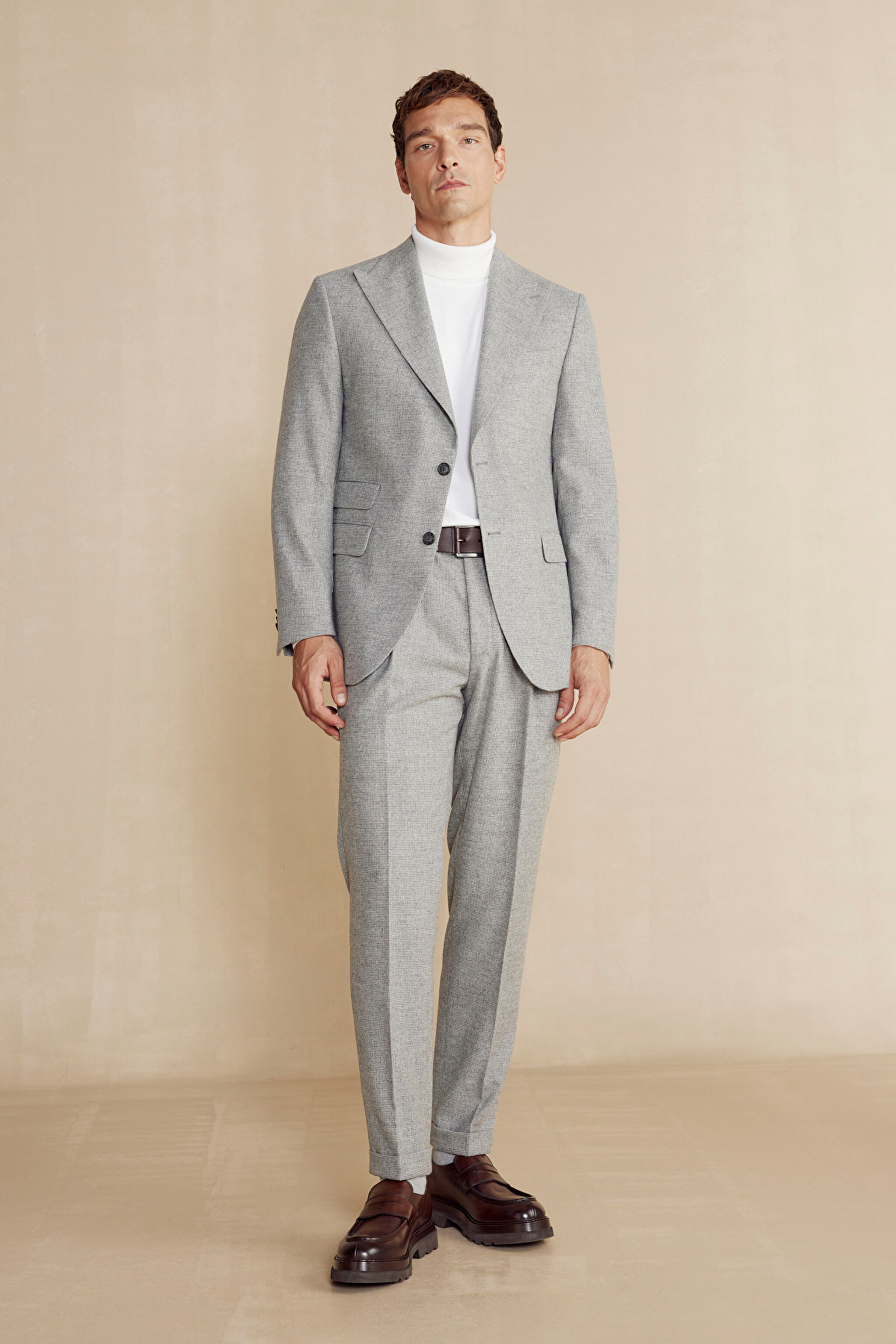 Slim Fit Erkek Ceket - Gri (görsel 2)
