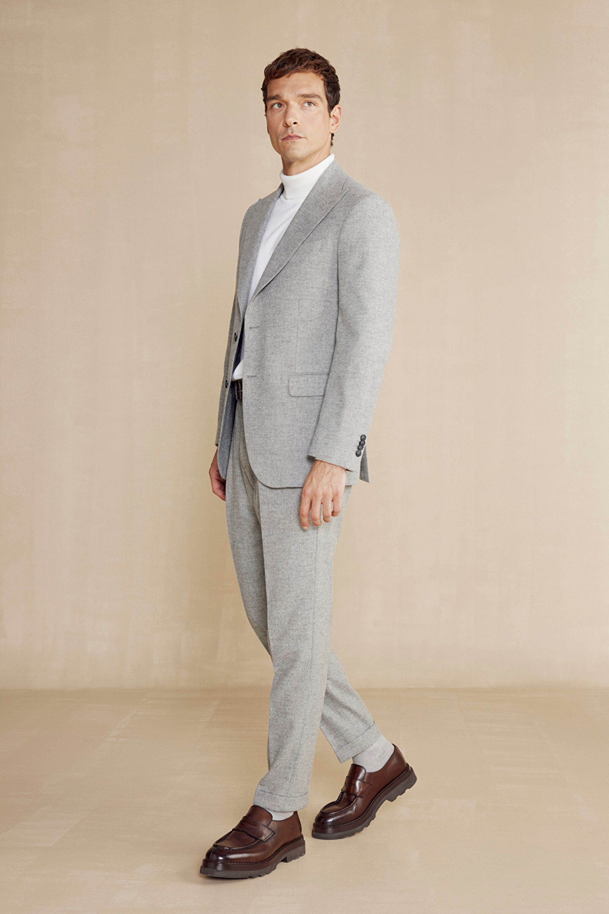 Slim Fit Erkek Ceket - Gri (görsel 8)