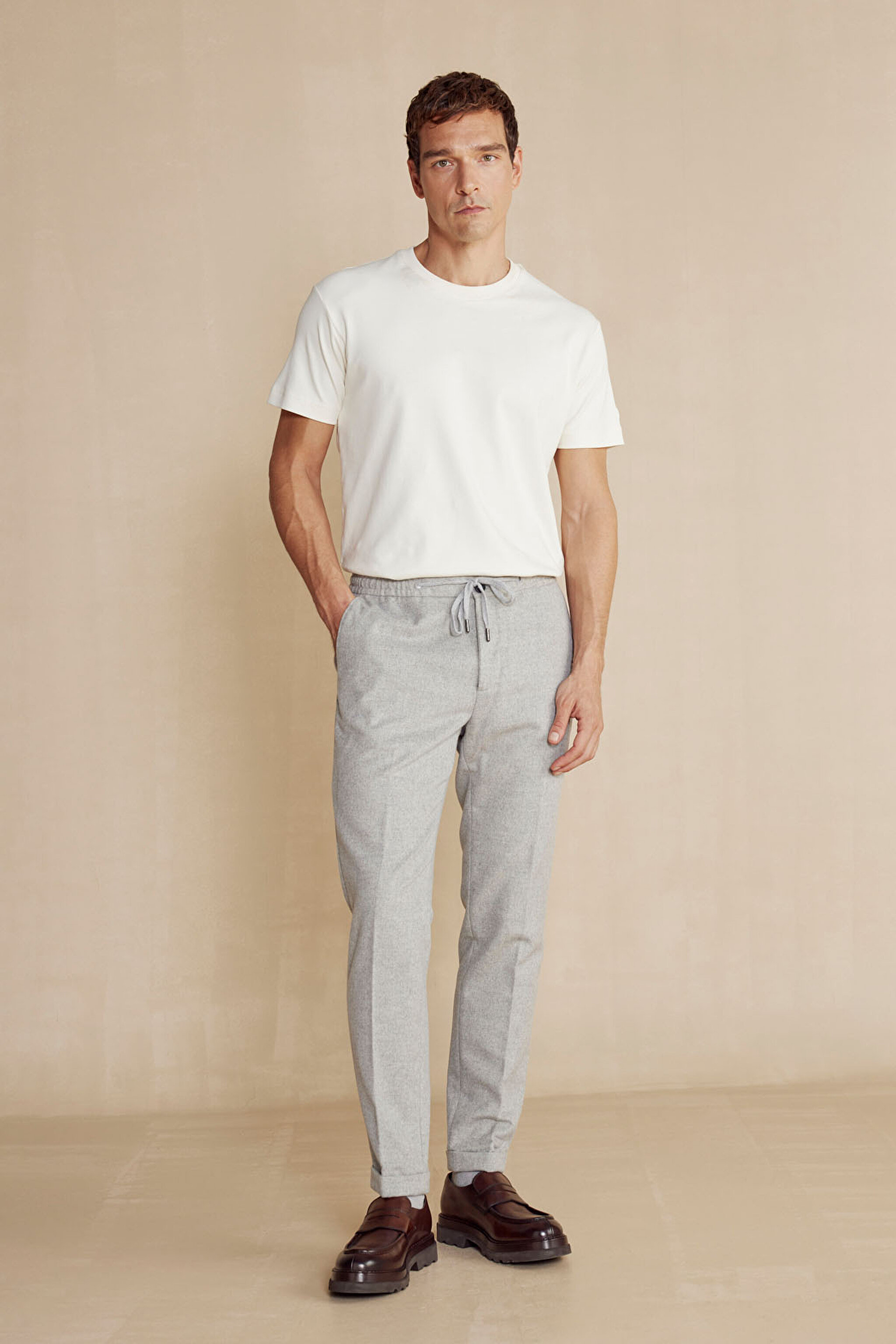 Erkek Jogger Pantolon - Gri