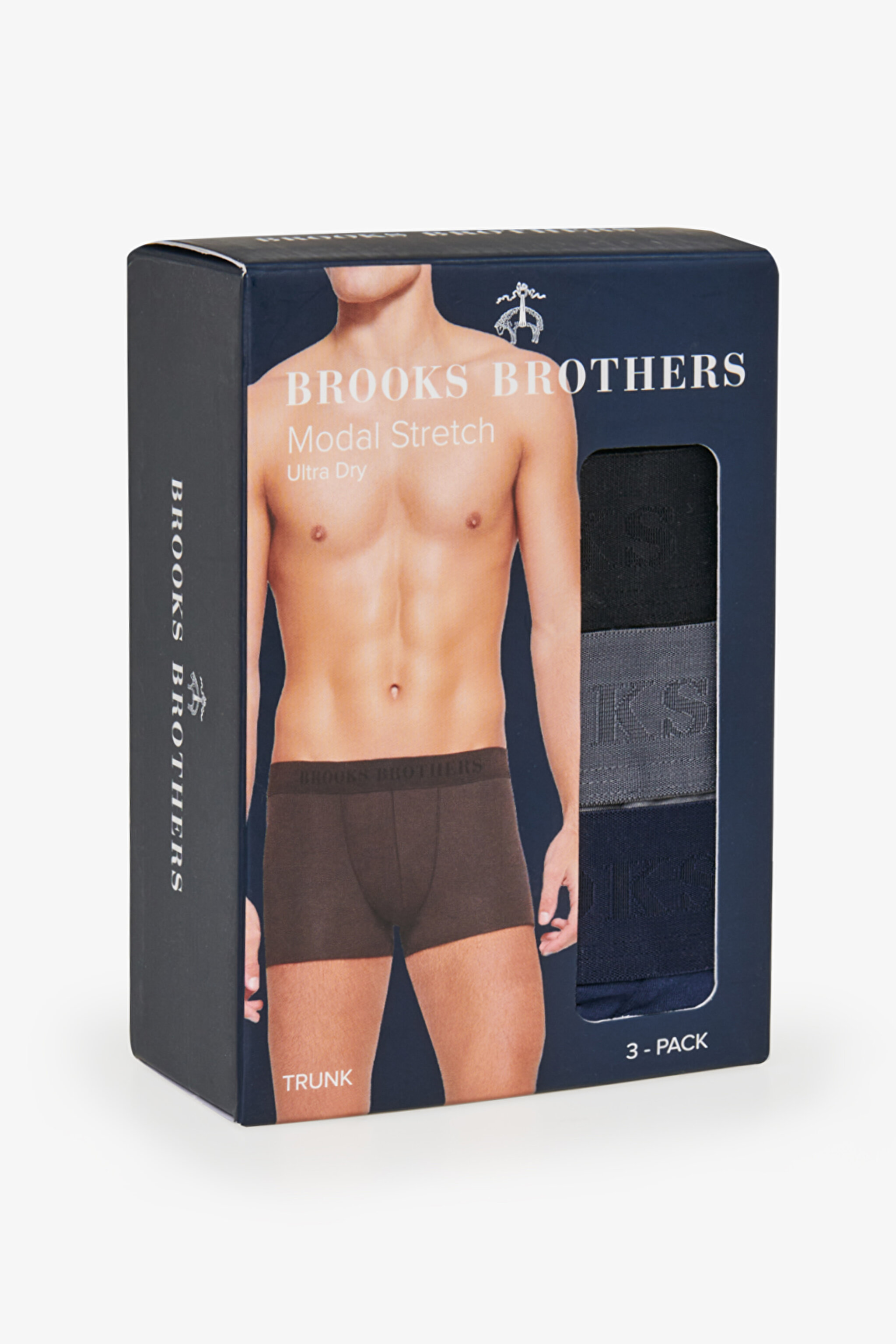 3'lü Paket Modal Trunk Boxer Seti - Siyah-Lacivert-Gri (görsel 2)