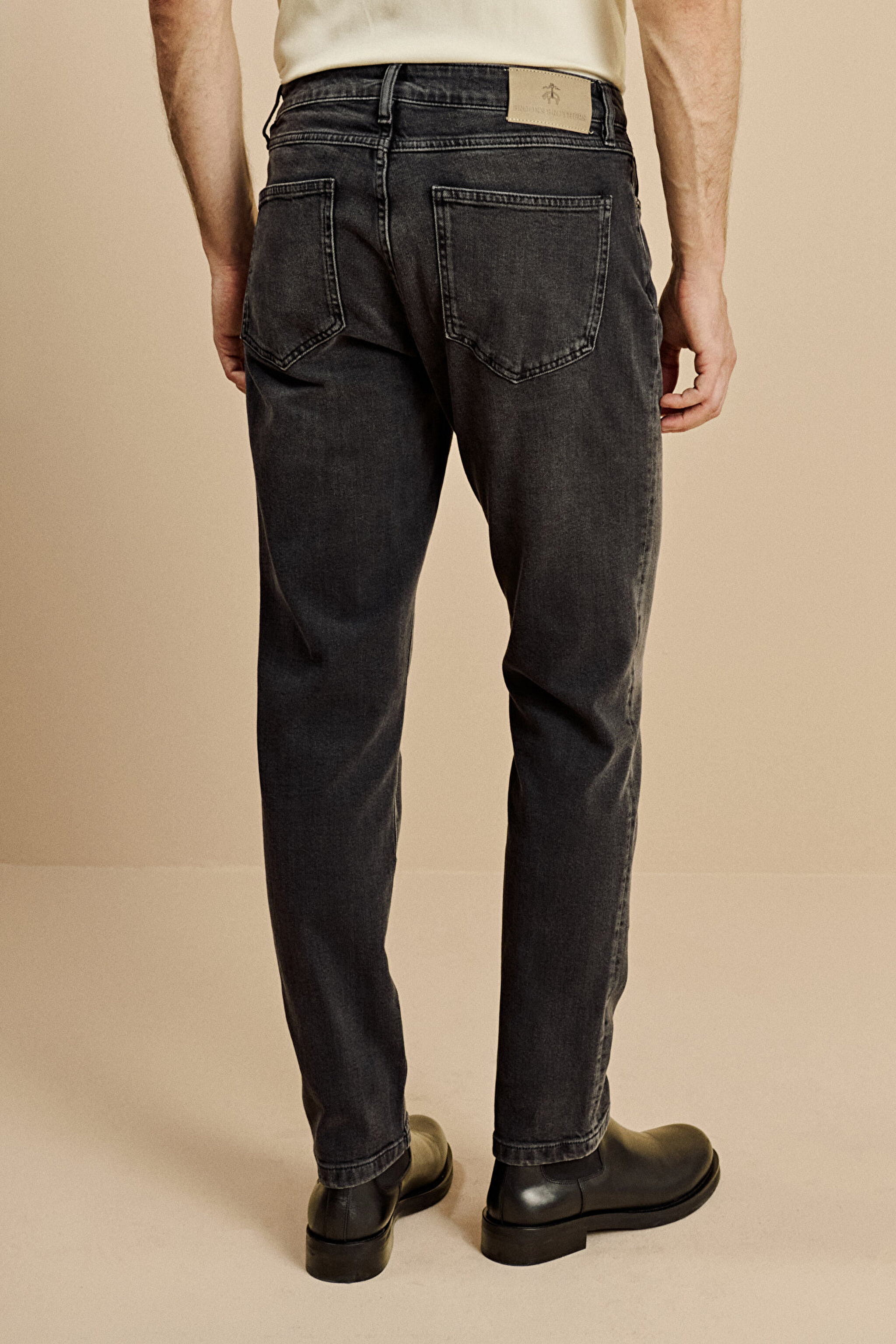 Slim Fit Normal Paça 5 Cepli Denim Pantolon - Antrasit (görsel 5)