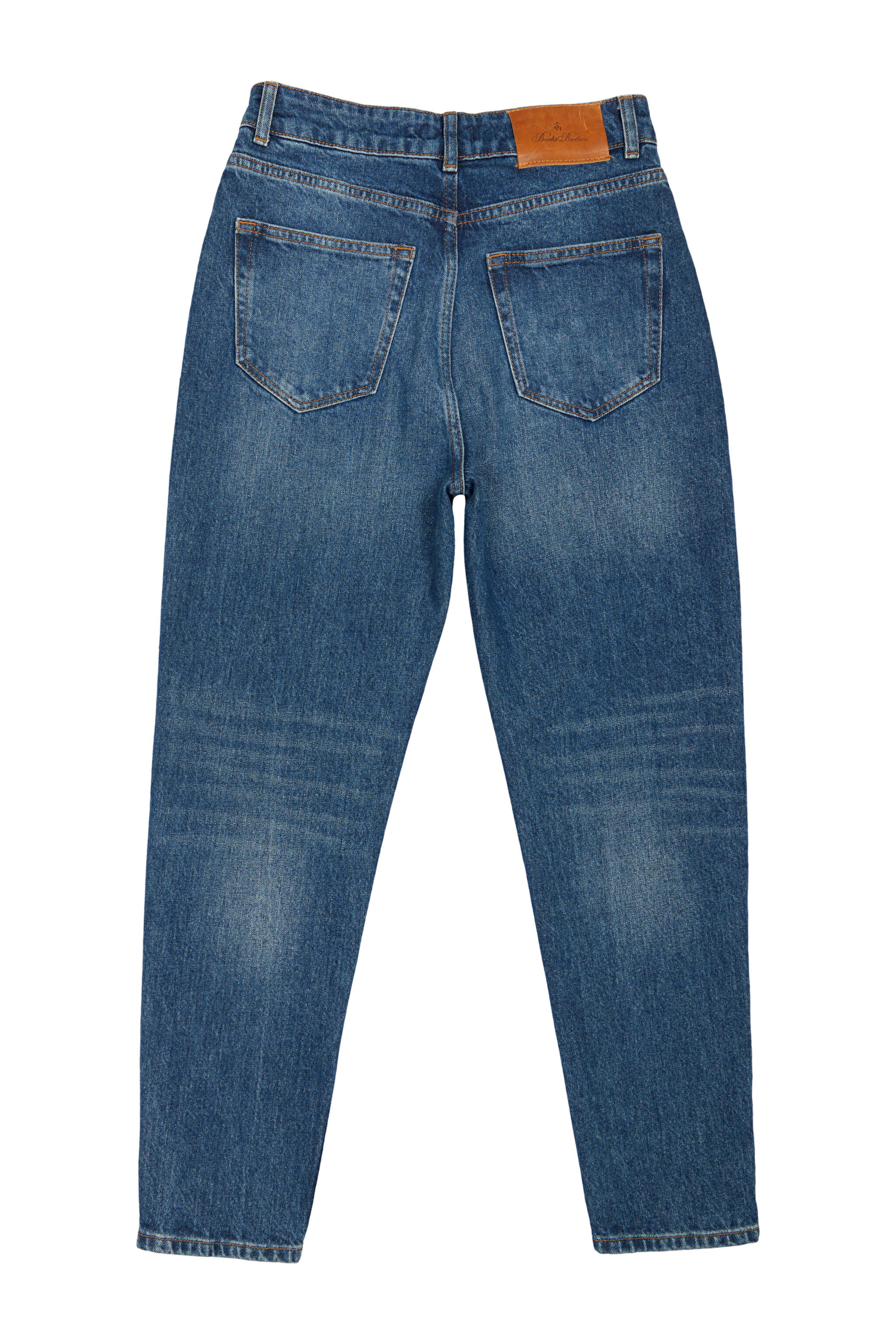 %100 Pamuk Slim Fit Denim Pantolon - Mavi (görsel 10)