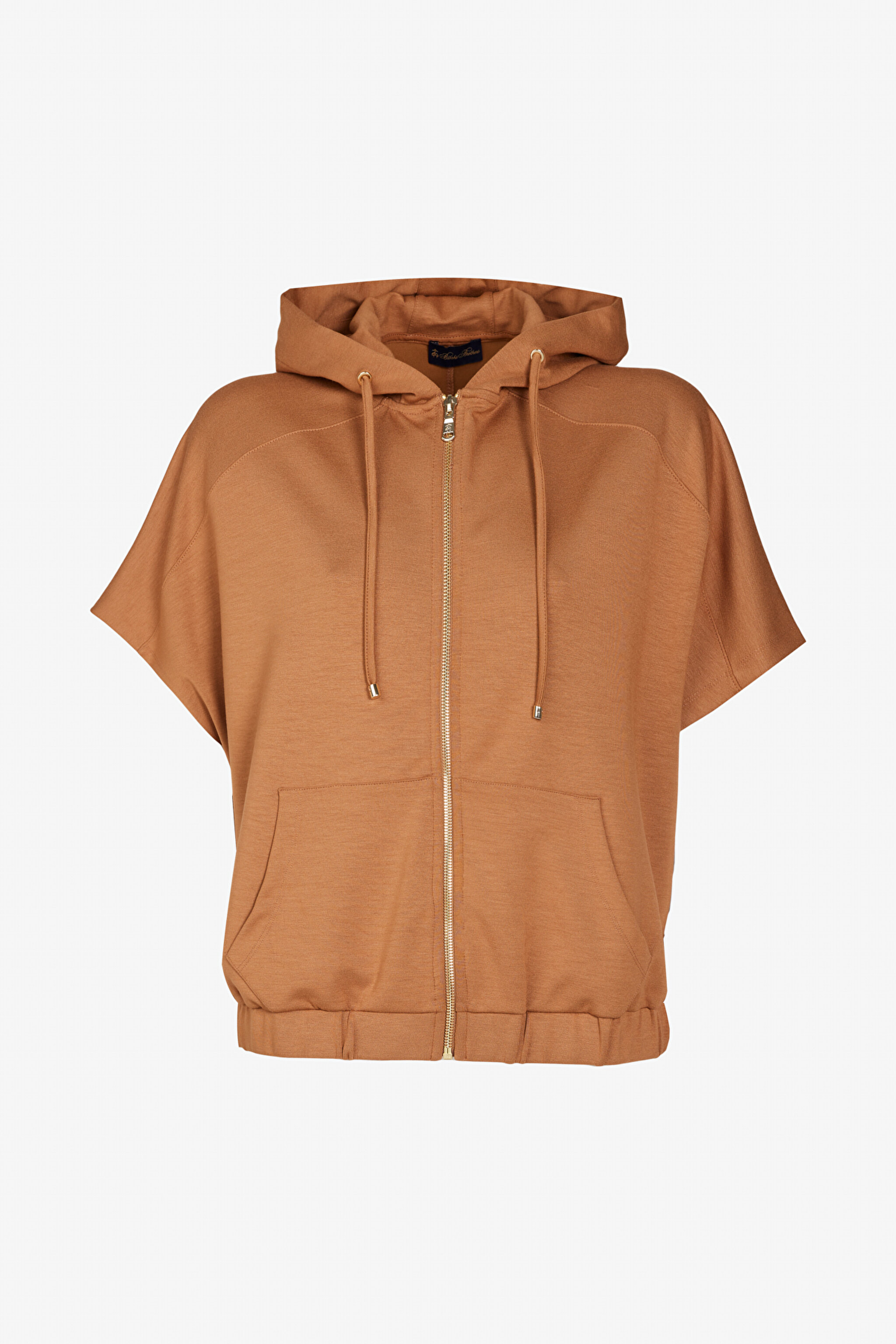 Kapüşonlu Sweatshirt - Camel (görsel 8)
