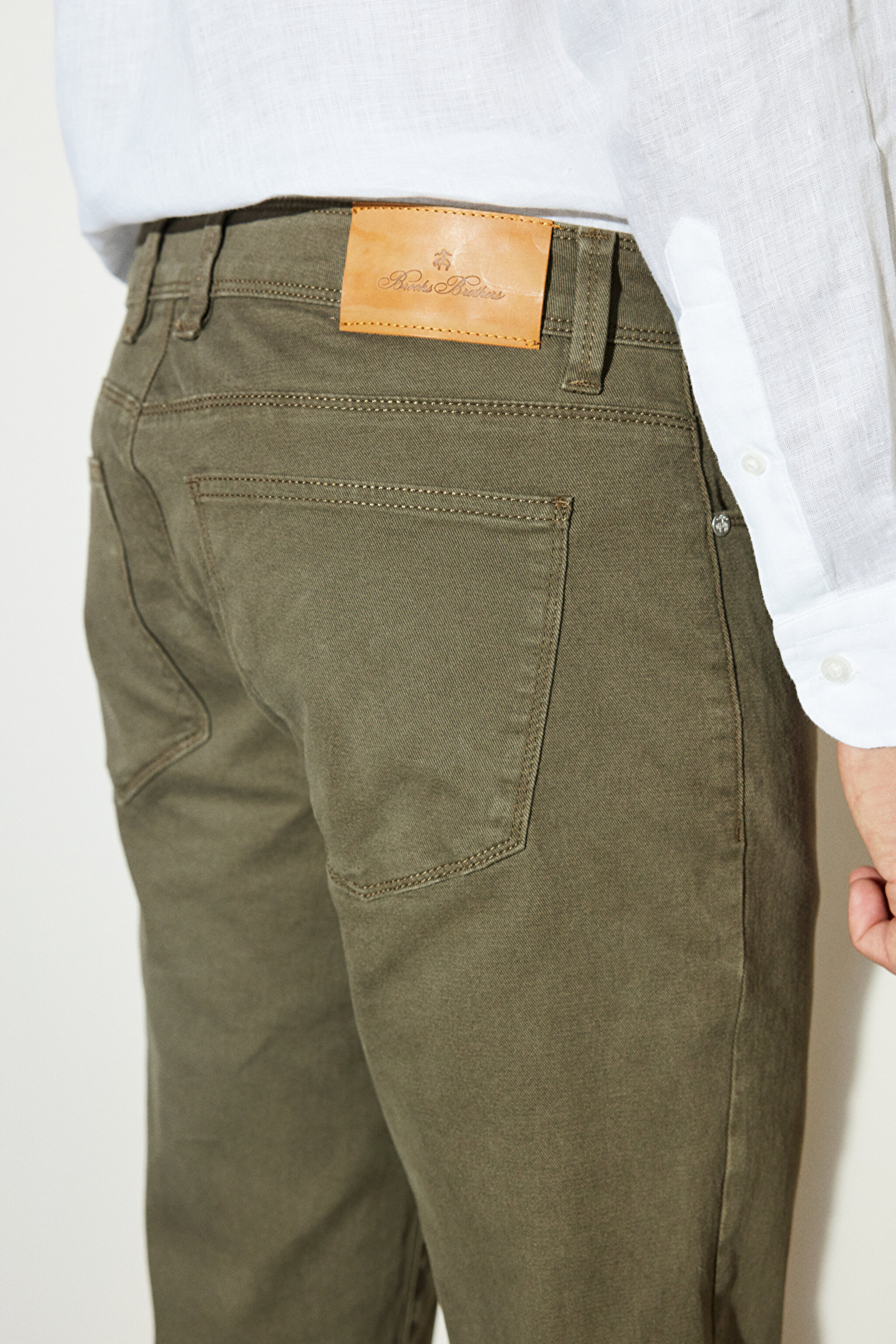 Regular Fit Geniş Kesim Cepli Pantolon - Haki (görsel 3)