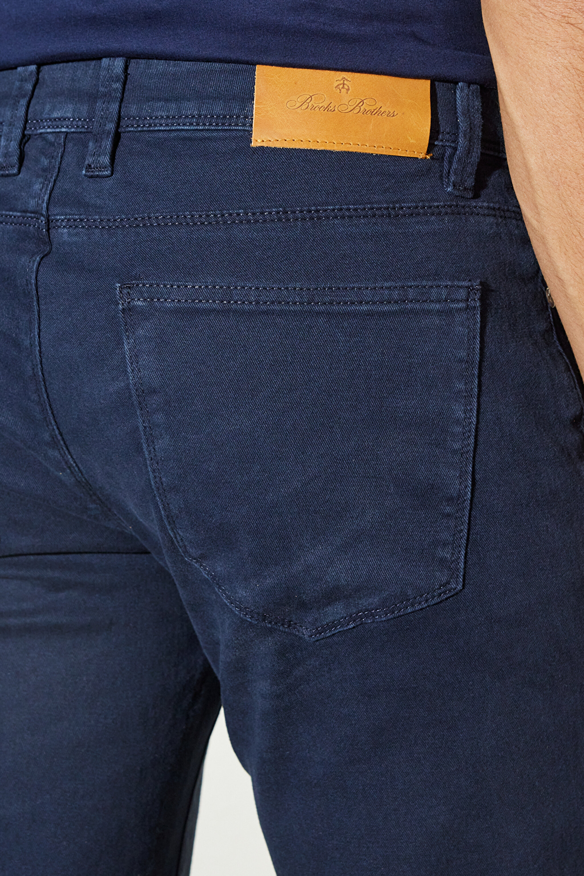 Regular Fit Geniş Kesim Cepli Pantolon - Lacivert (görsel 4)