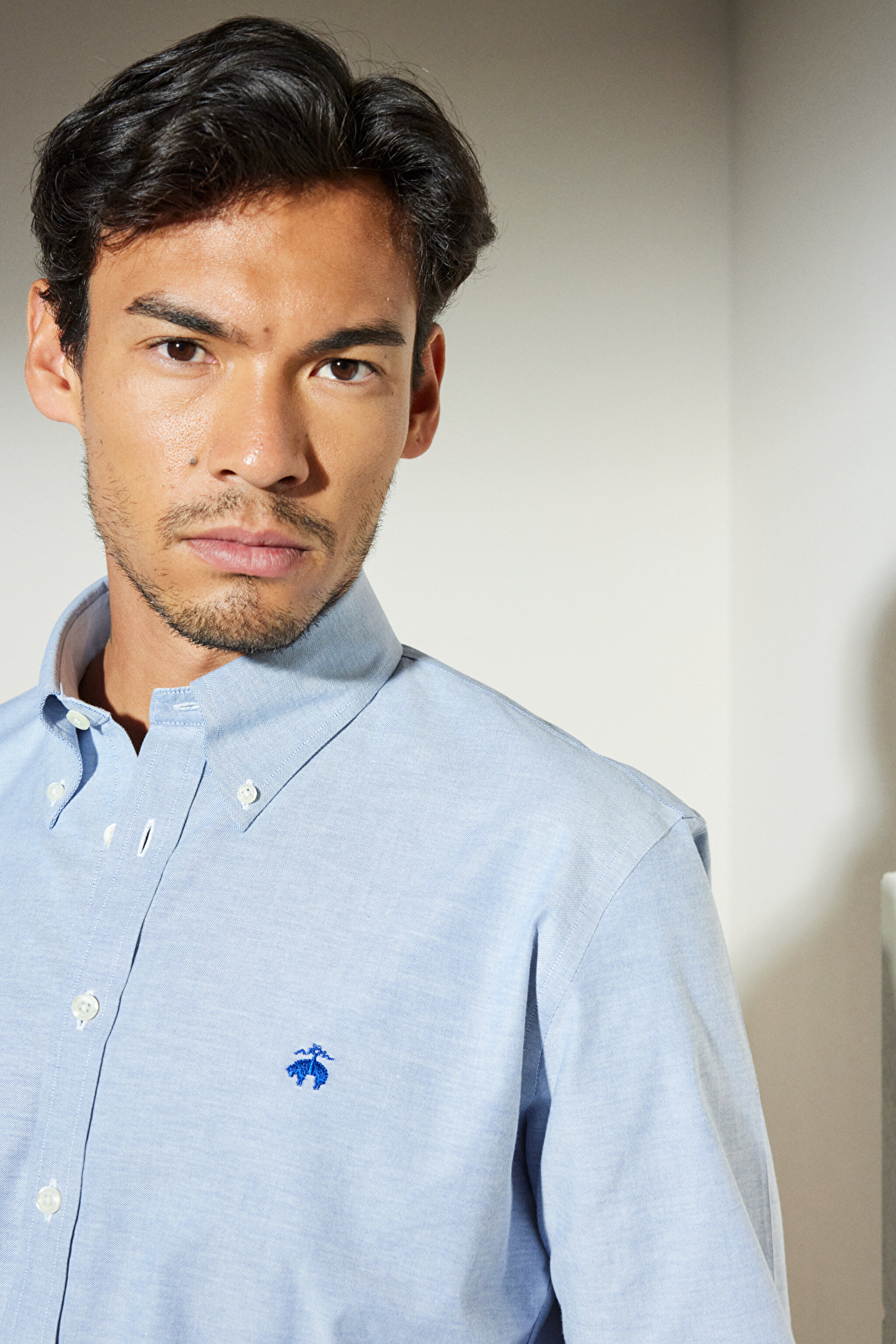 Pamuklu Gömlek - Lacivert (görsel 6)