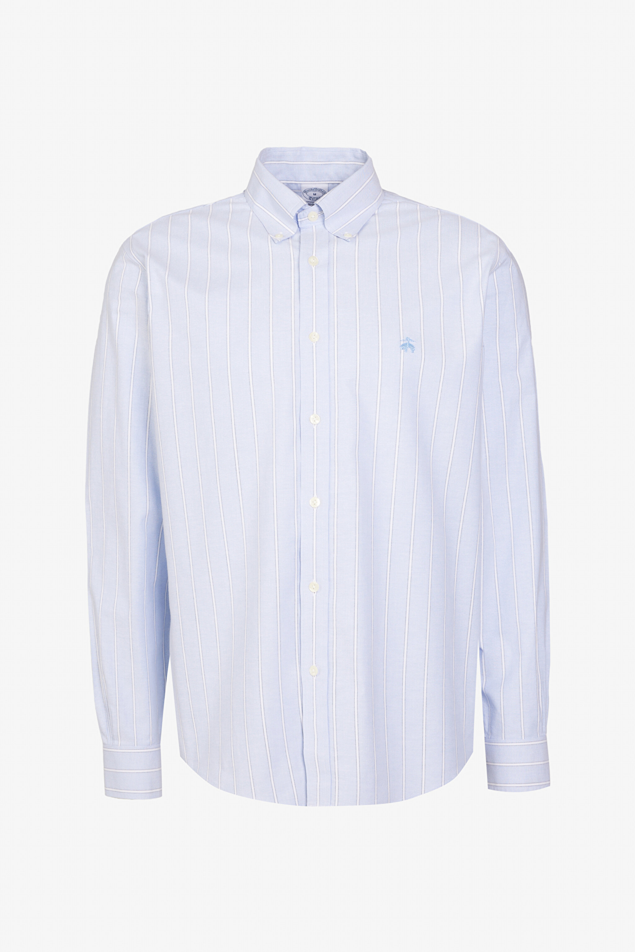 Ütü Gerektirmeyen Regular Fit Geniş Kesim Non-Iron Gömlek - Mavi (görsel 4)