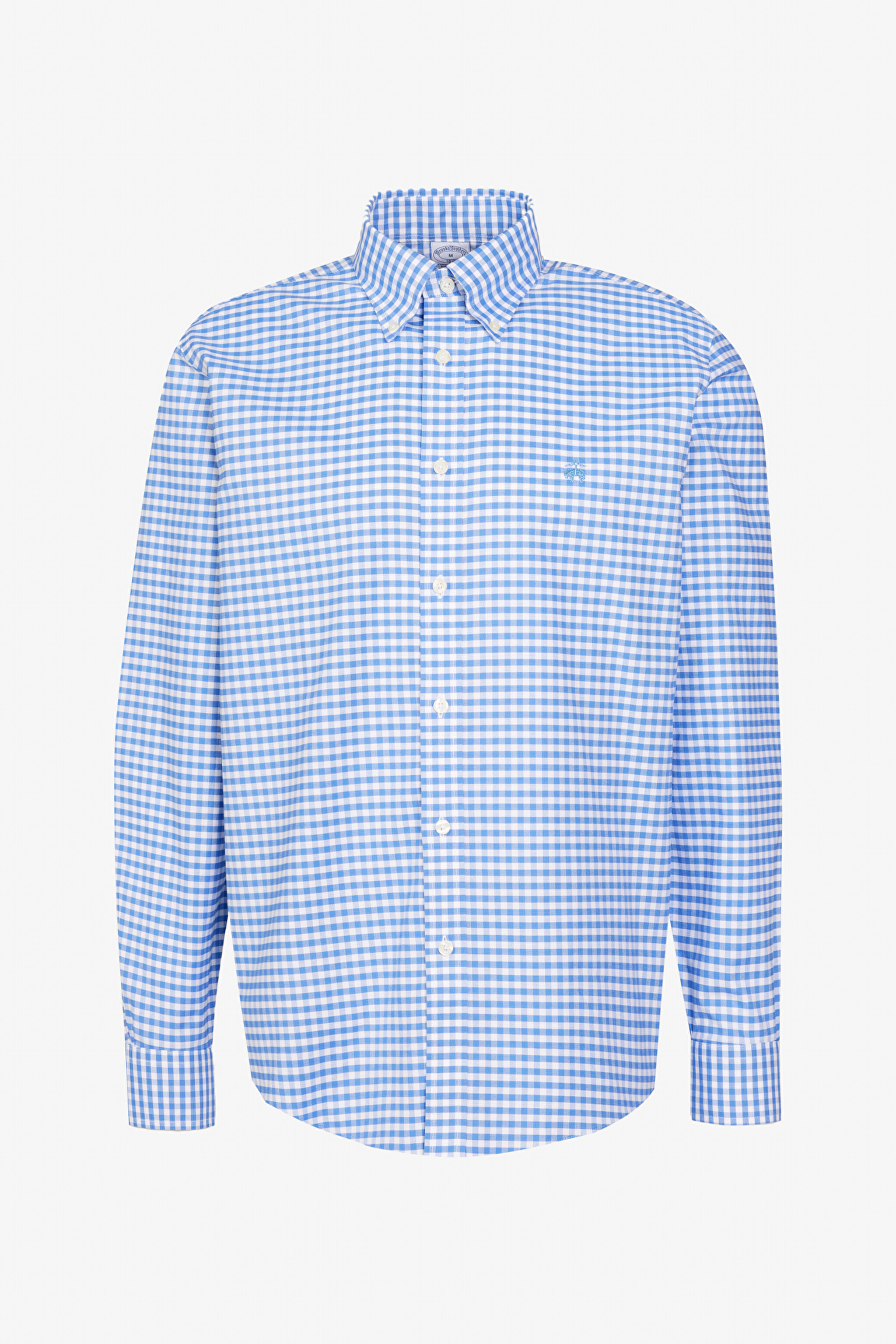 Ütü Gerektirmeyen Regular Fit Geniş Kesim Non-Iron Gömlek - Mavi