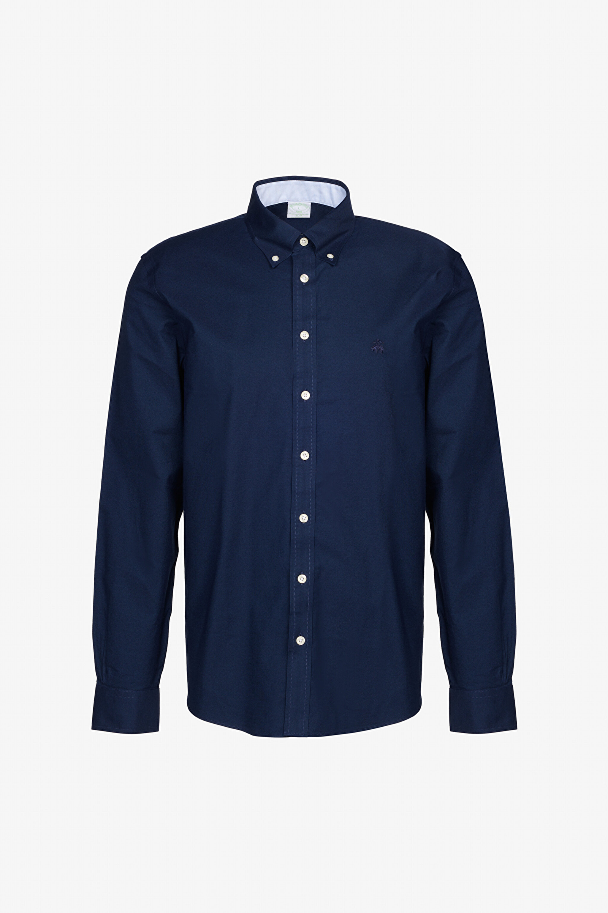 Ütü Gerektirmeyen Slim Fit Dar Kesim Pamuklu Non-Iron Gömlek - Lacivert