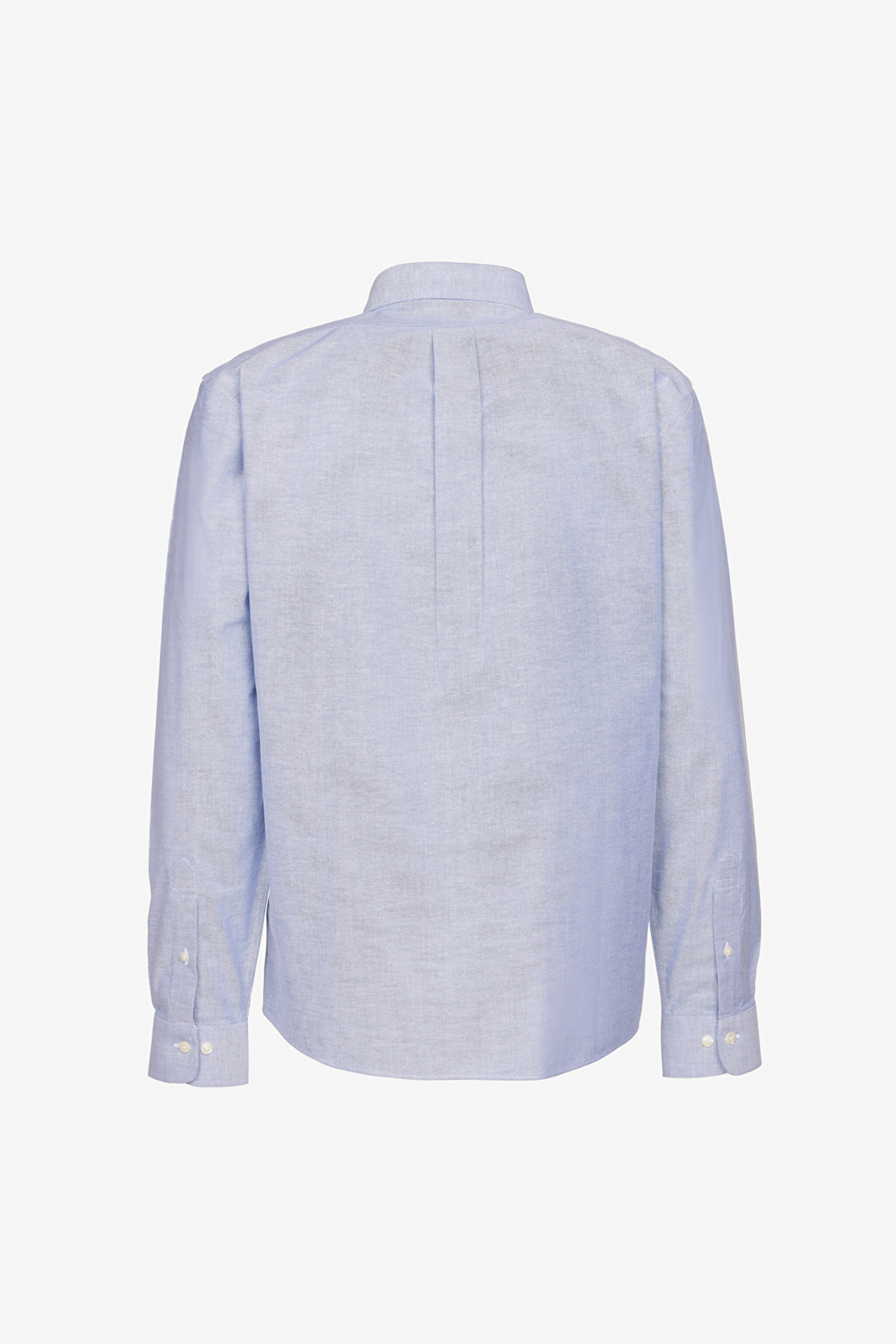 Ütü Gerektirmeyen Slim Fit Dar Kesim Pamuklu Non-Iron Gömlek - Lacivert (görsel 6)