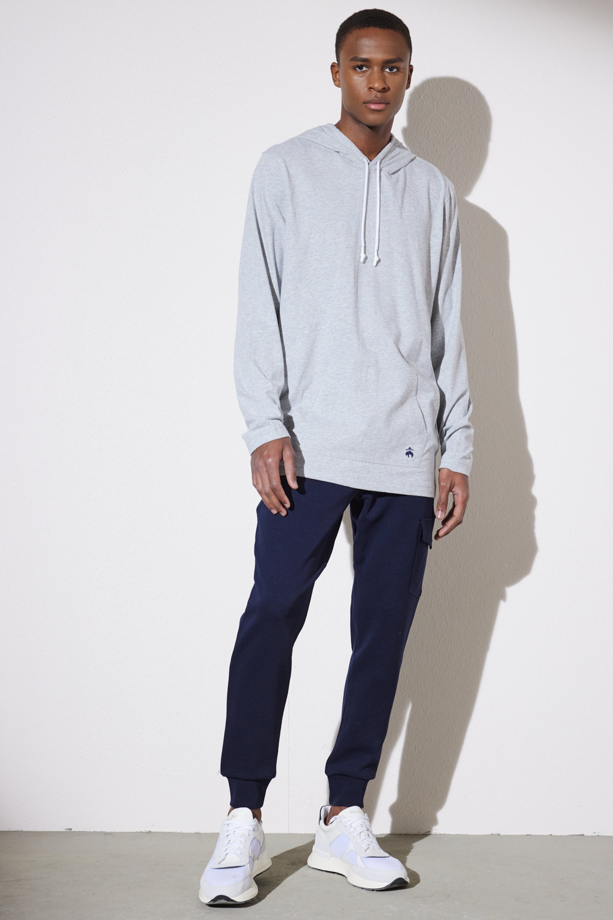 Kapüşonlu Sweatshirt - Gri (görsel 6)