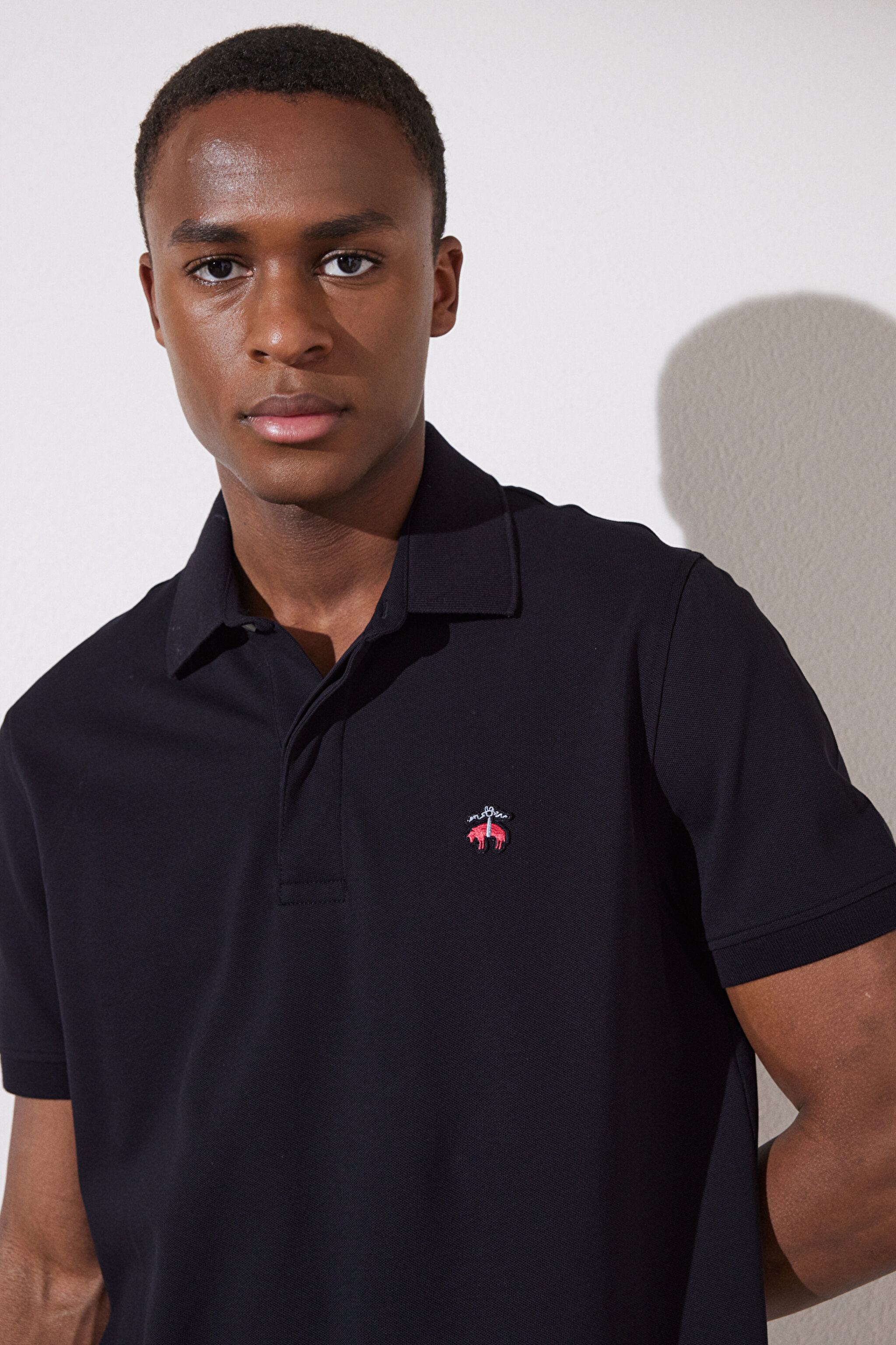 Likralı Pike Polo Tişört BBSP23MTS019112 Brooks Brothers