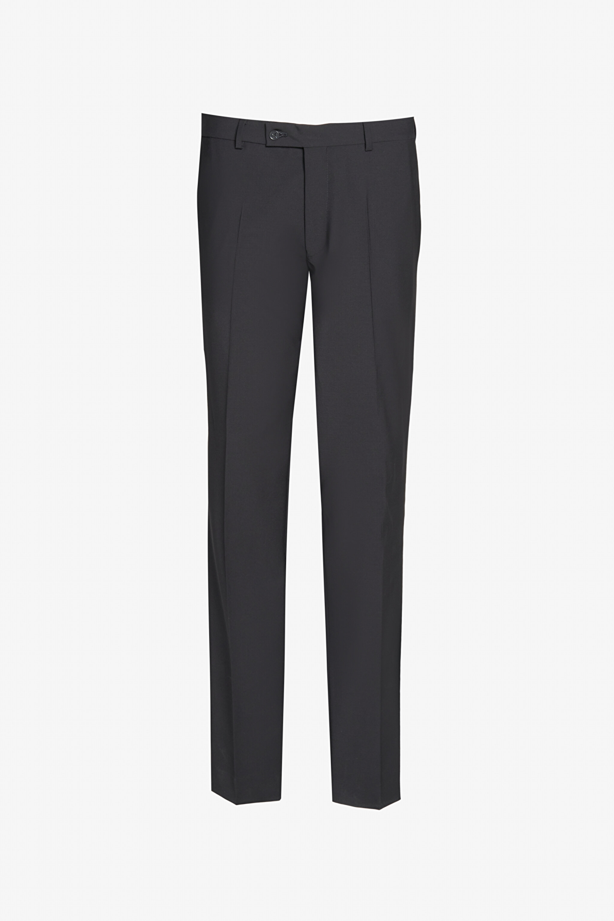Comfort Fit Rahat Kesim Mono Yaka Smokin Takım - Siyah (görsel 11)