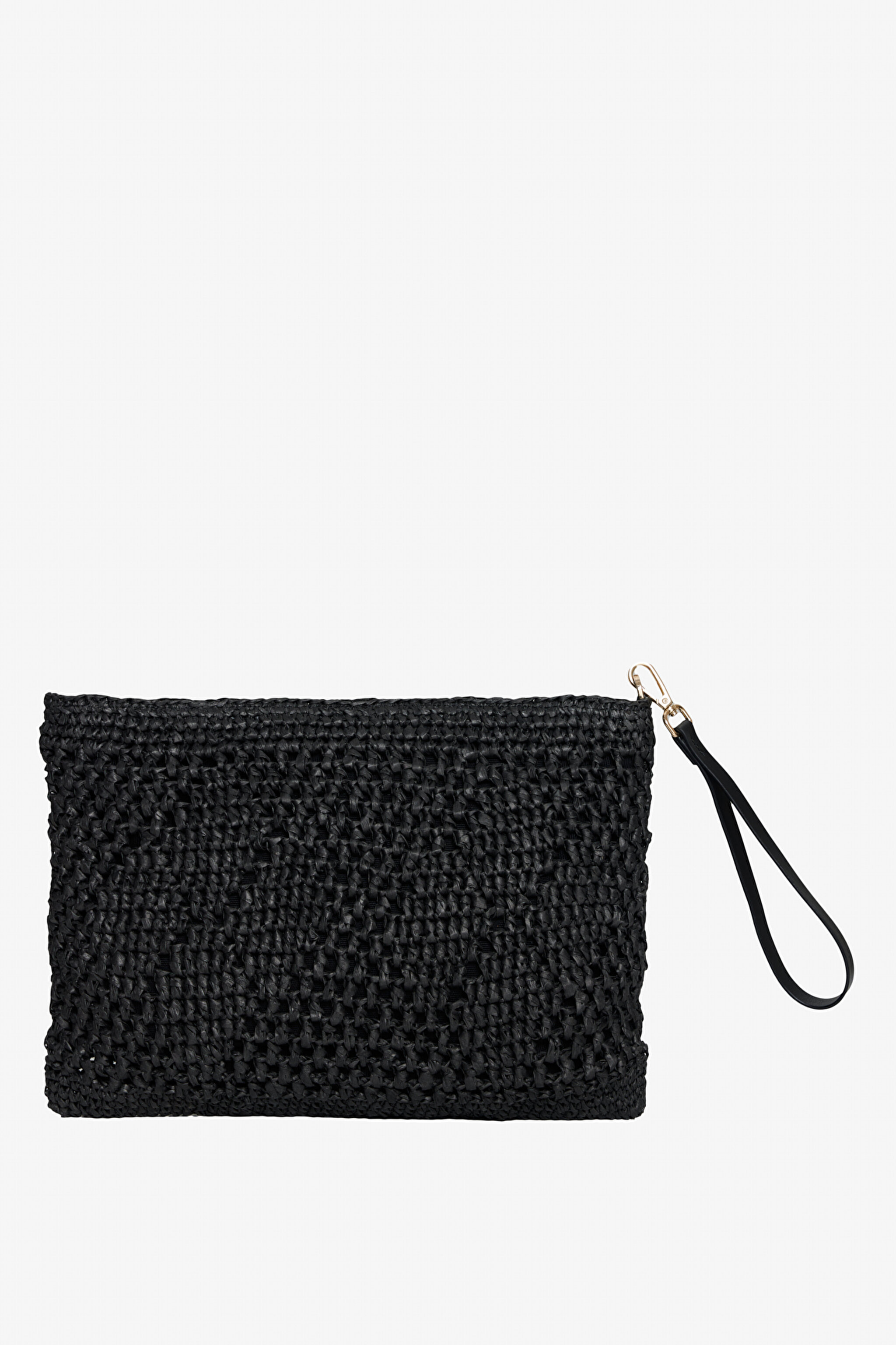 Rafya Clutch - Siyah (görsel 2)
