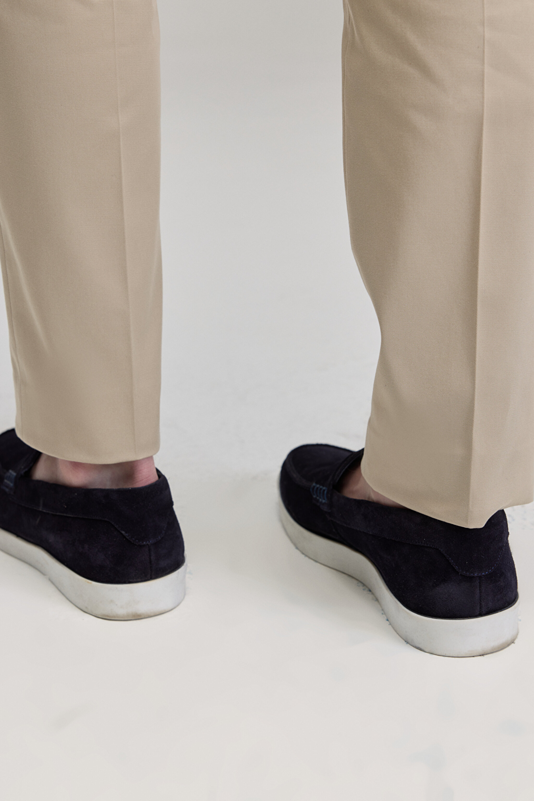 %100 Süet Loafer - Lacivert (görsel 3)