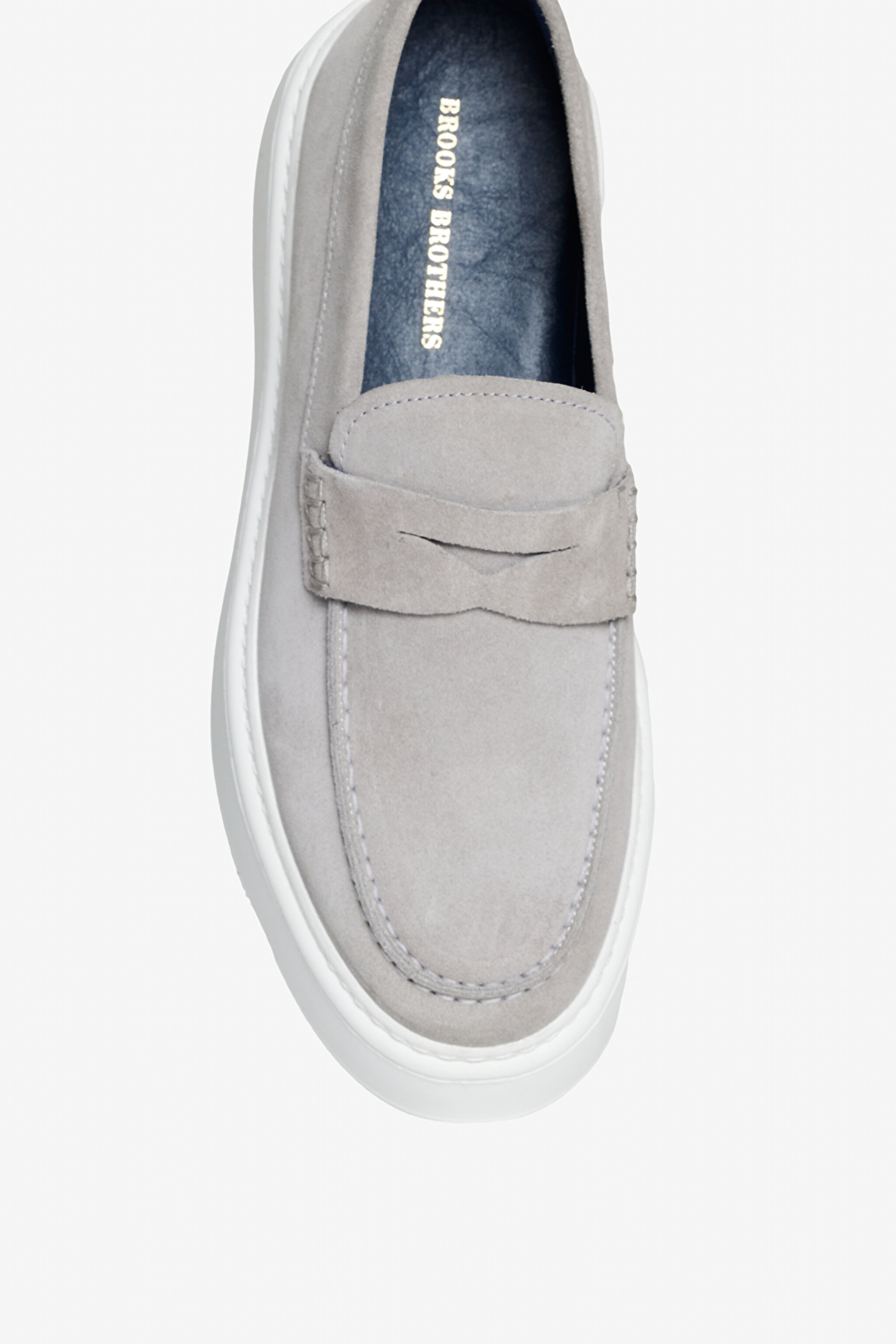 %100 Süet Loafer - Gri (görsel 6)