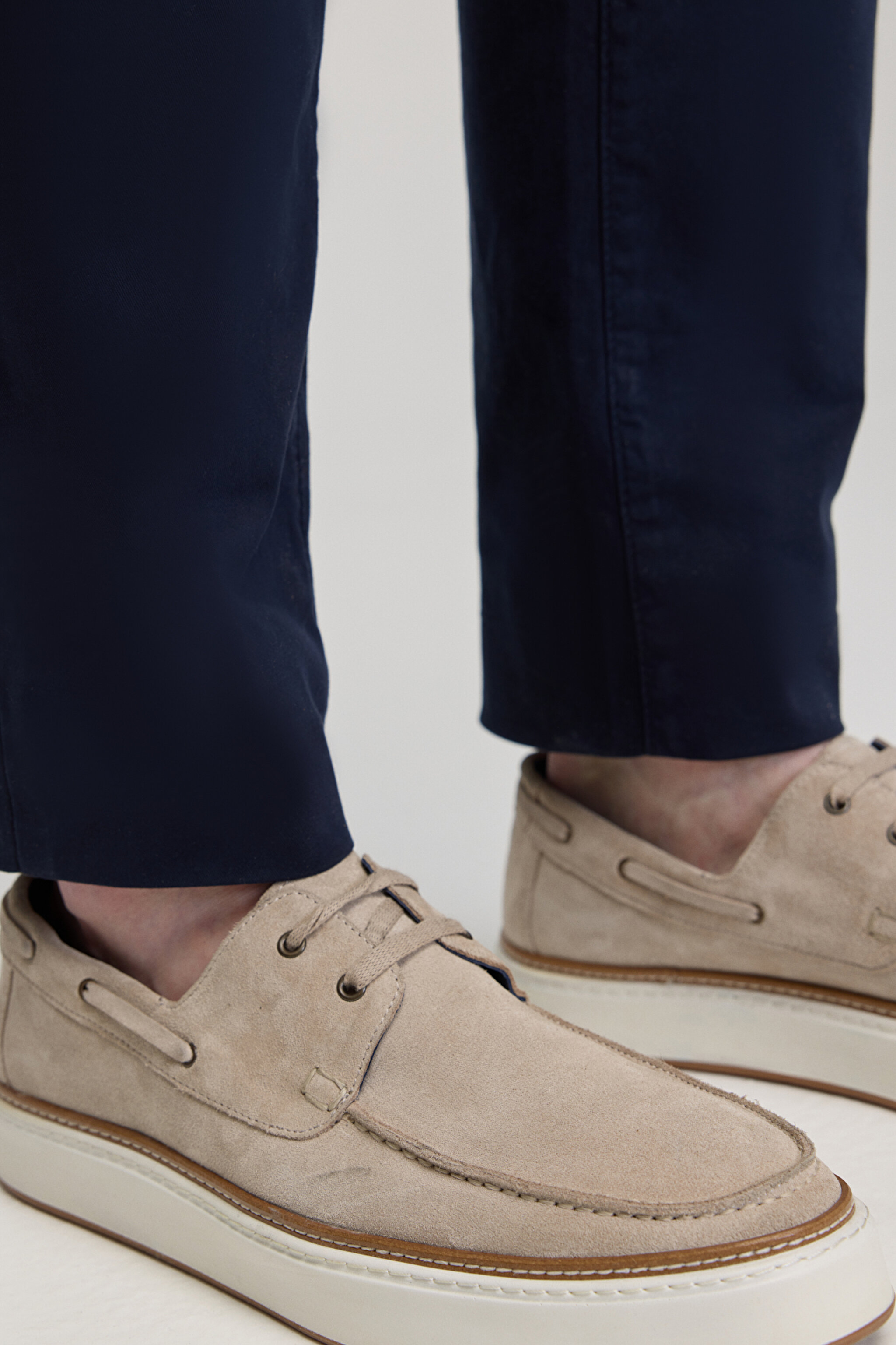 %100 Süet Loafer - Bej (görsel 2)