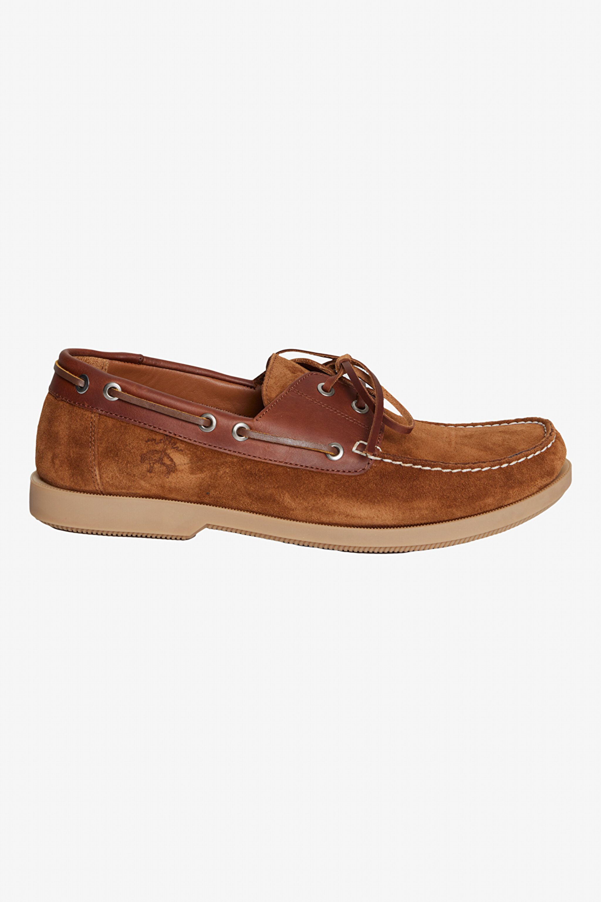 %100 Süet Loafer - Taba