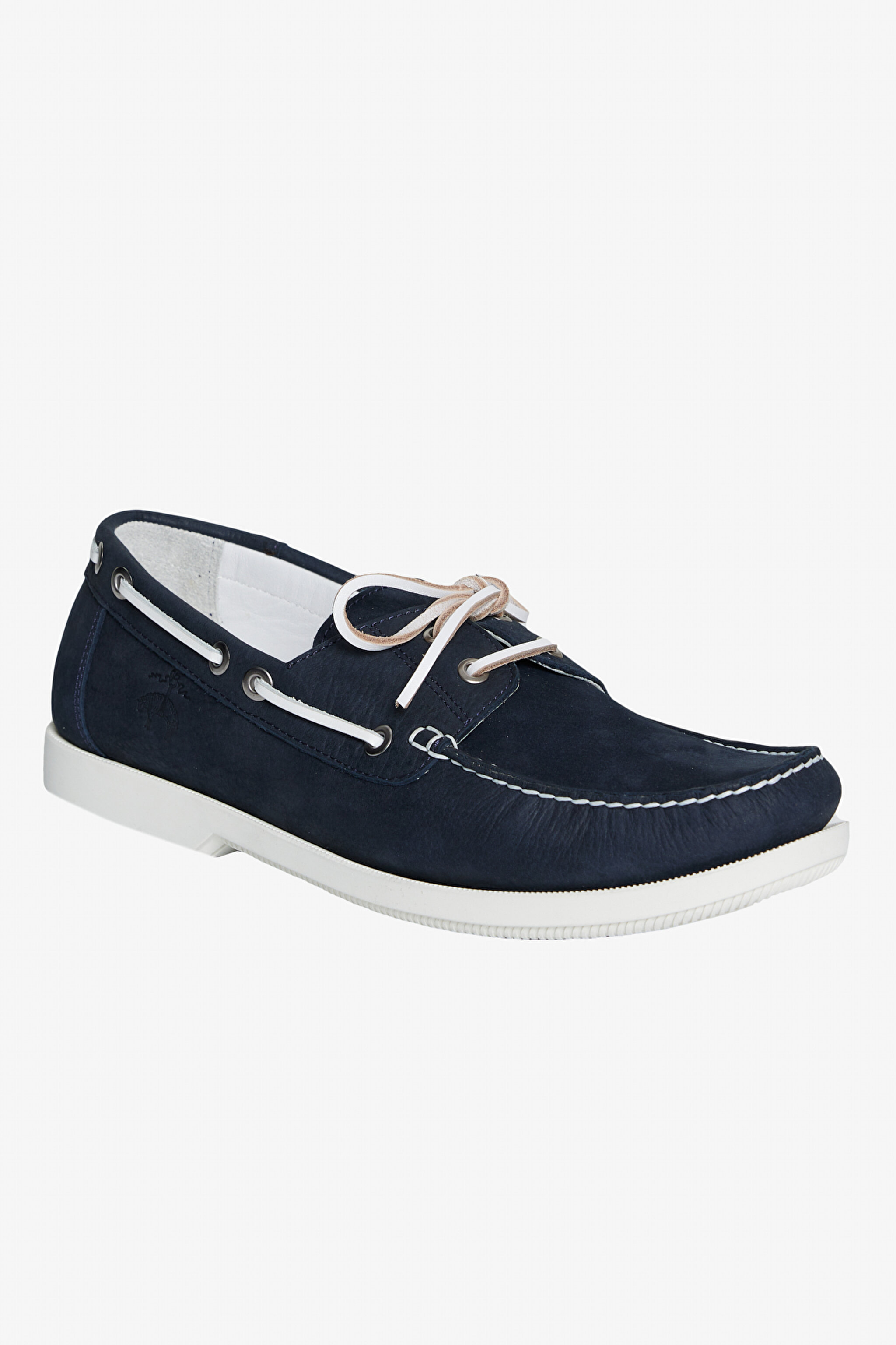 %100 Nubuk Lacivert Loafer - Lacivert (görsel 2)