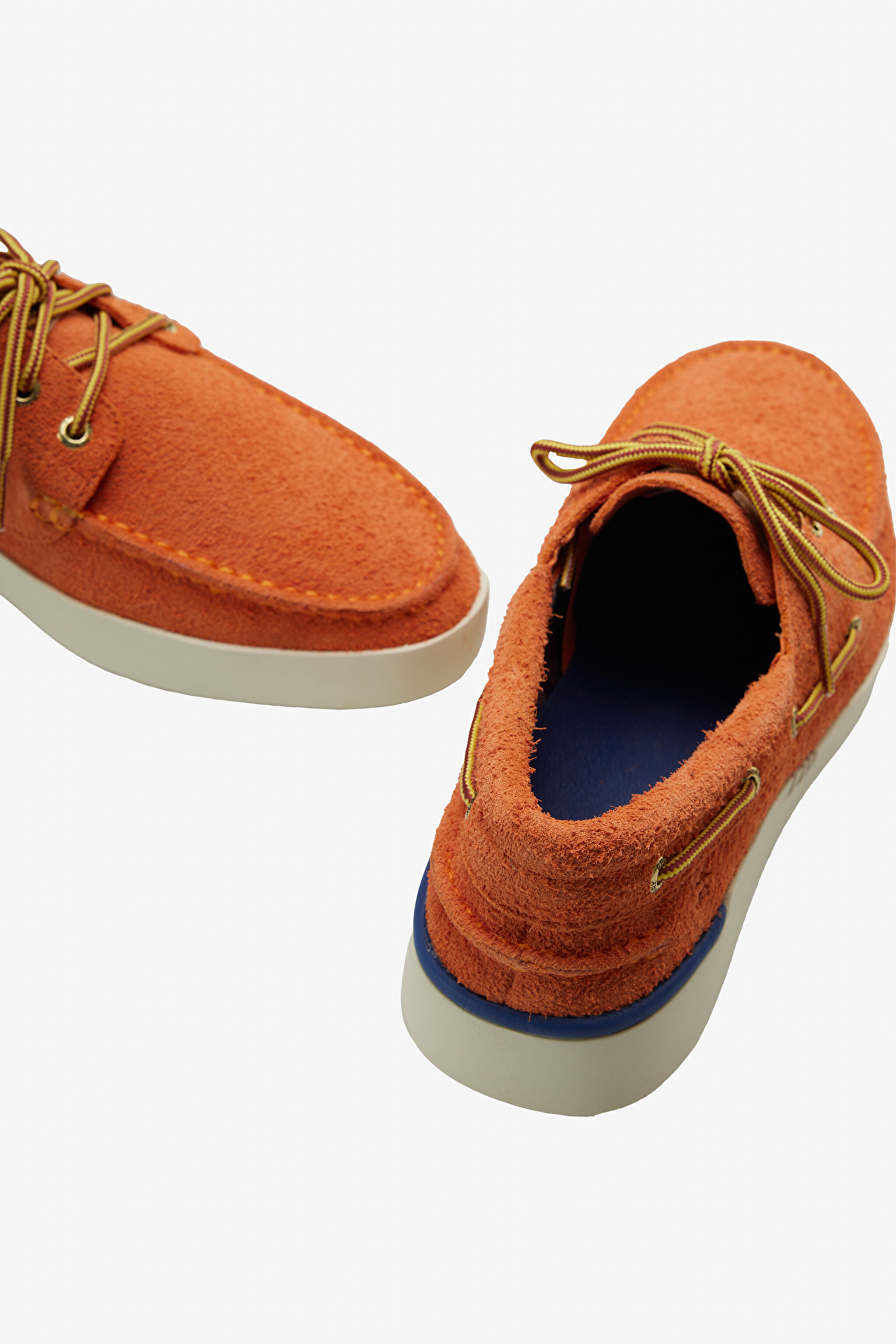 %100 Süet Loafer - Turuncu (görsel 4)