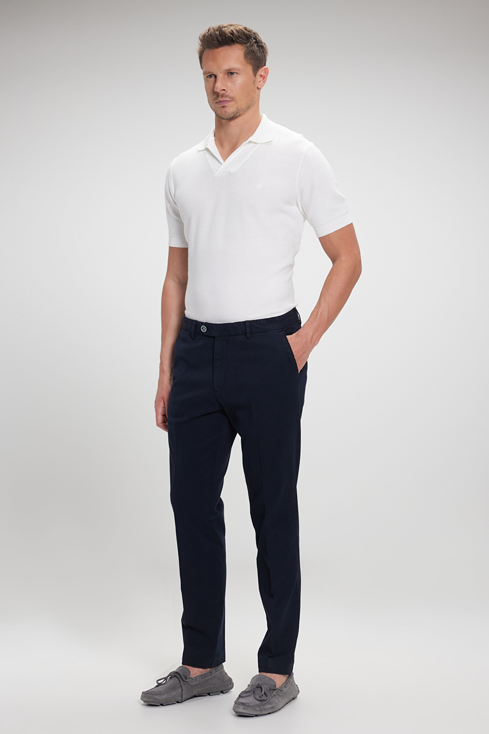 Erkek Chino Pantolon - Lacivert (görsel 3)