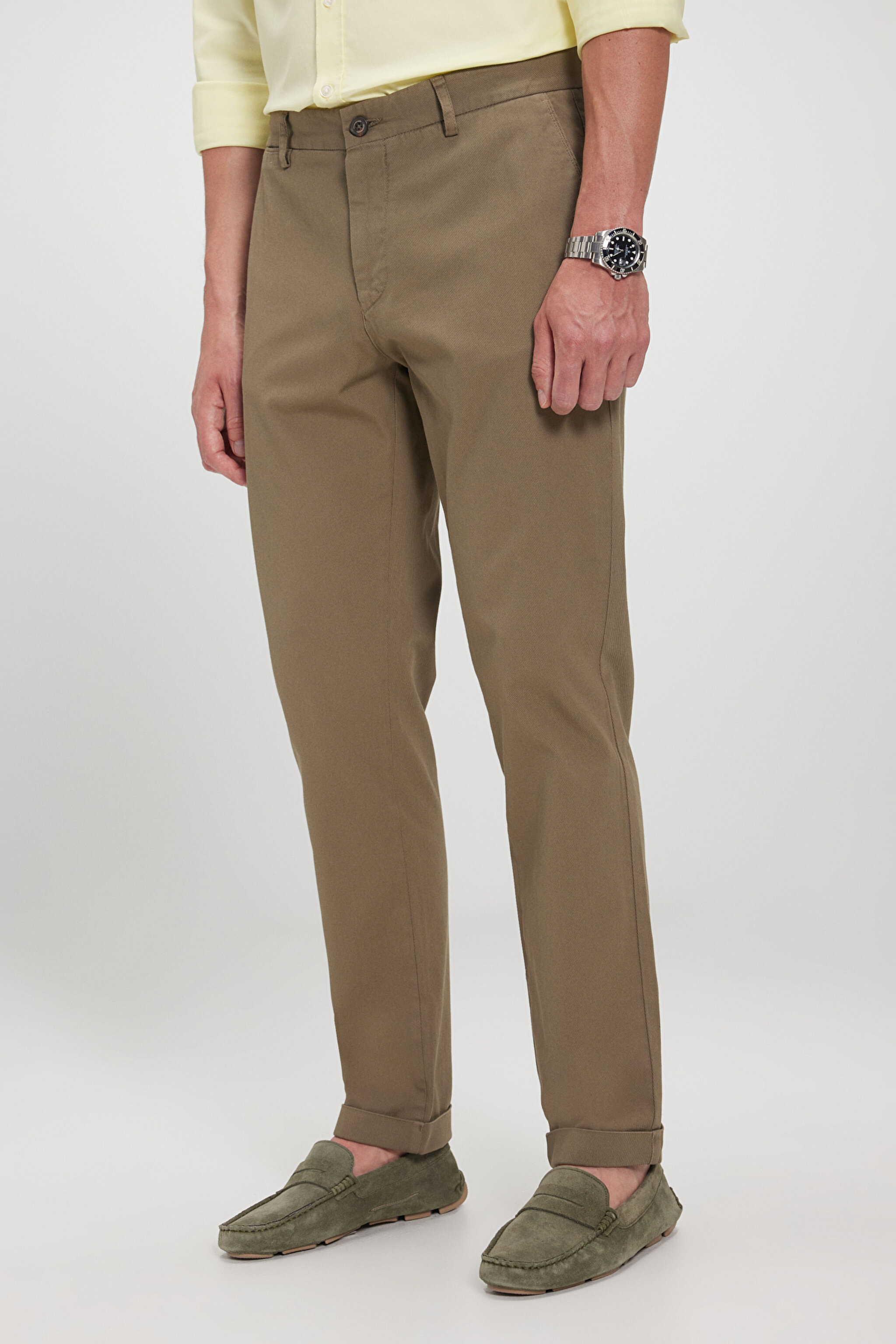 Chino Double Paça Pantolon - Haki (görsel 4)