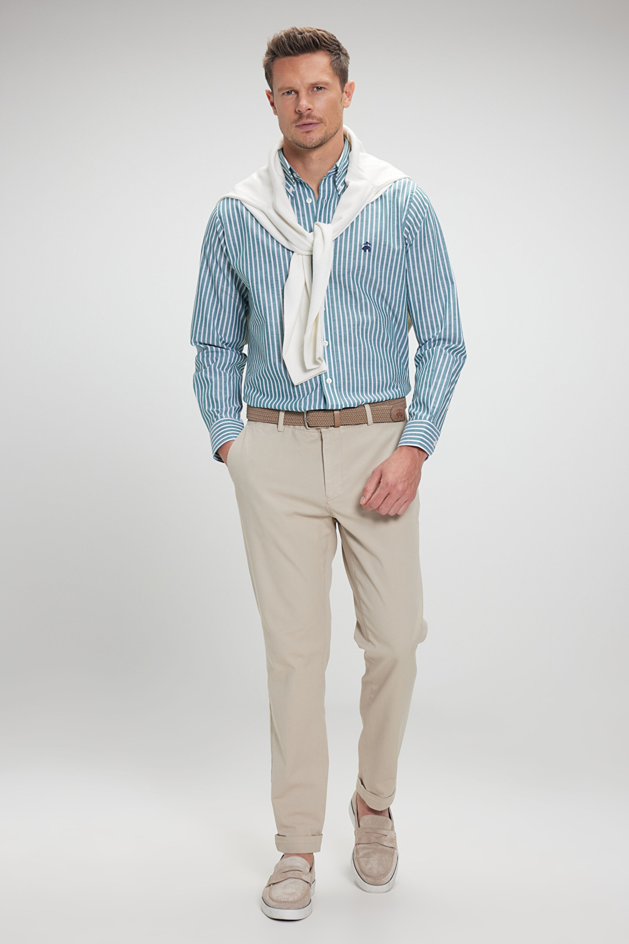 Chino Double Paça Pantolon - Bej (görsel 2)