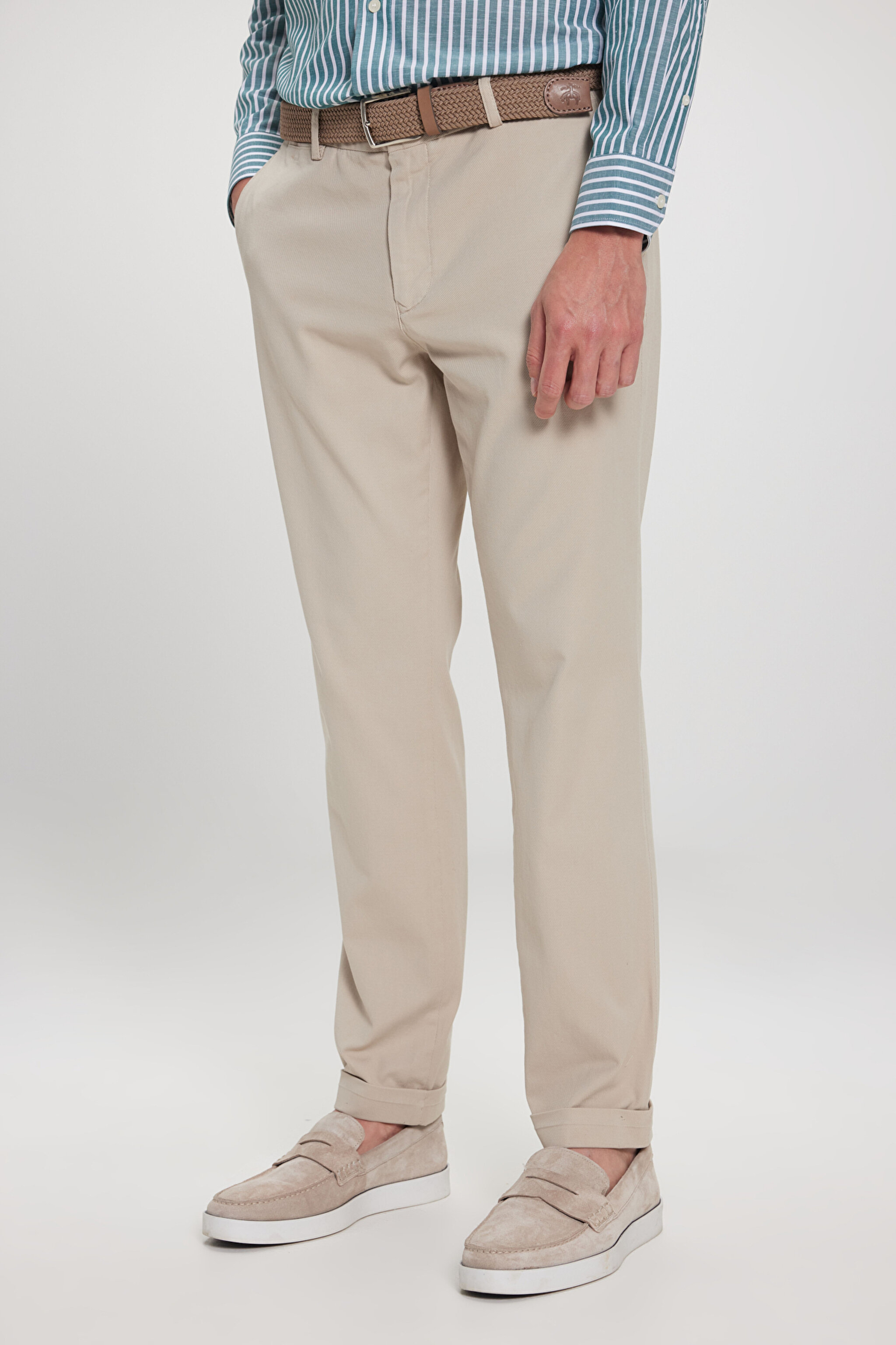 Chino Double Paça Pantolon - Bej (görsel 4)