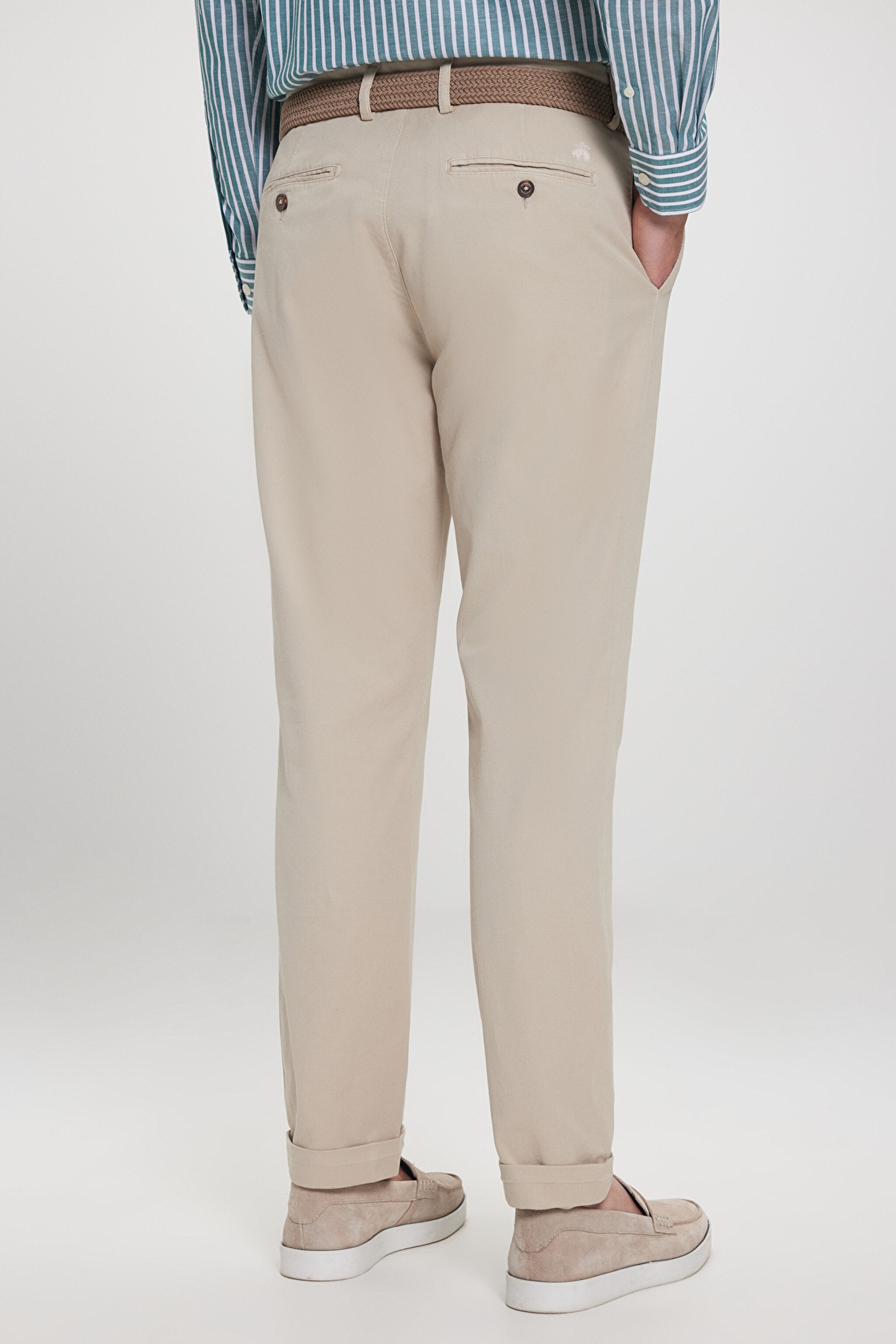 Chino Double Paça Pantolon - Bej (görsel 5)