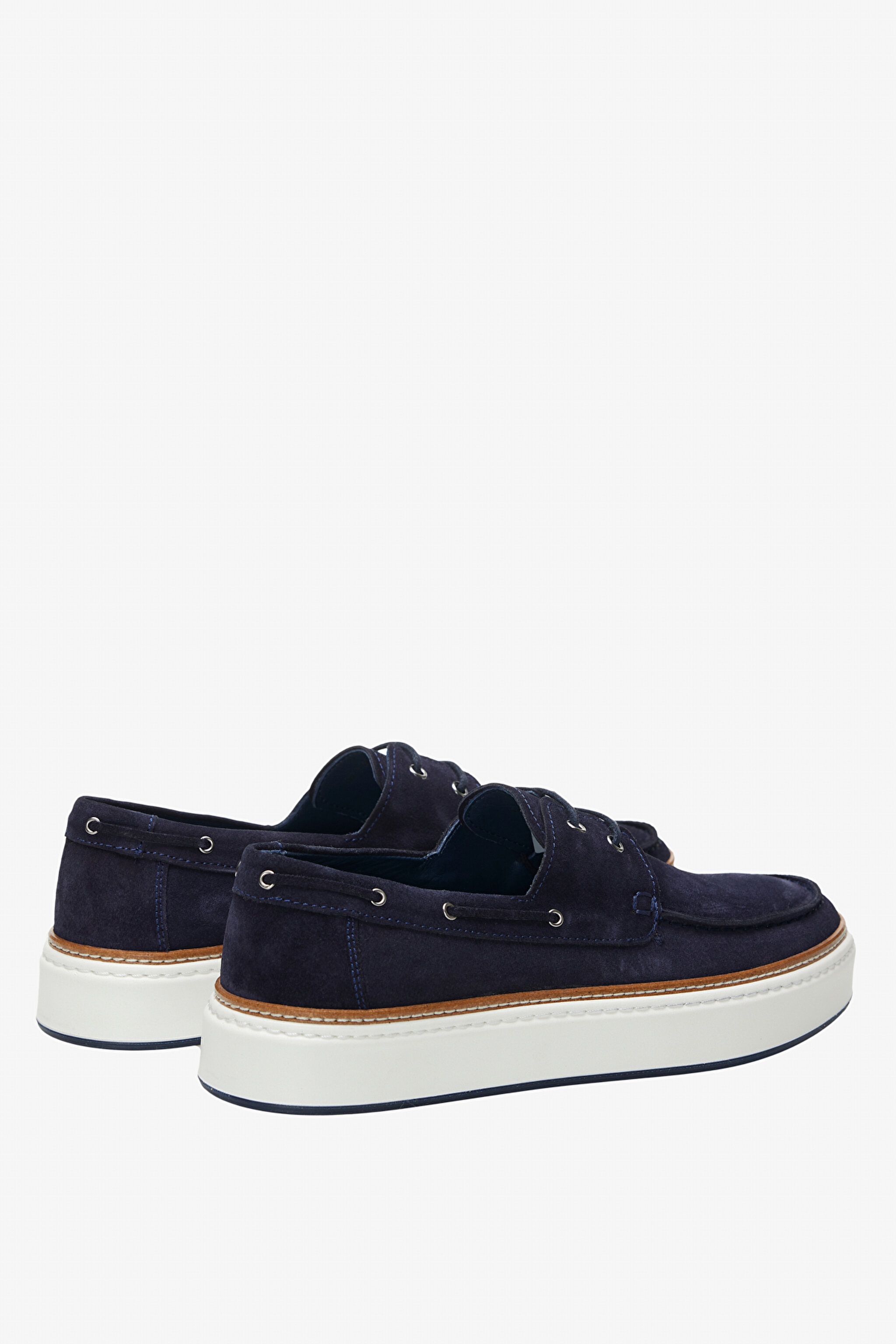 %100 Süet Loafer - Lacivert (görsel 6)