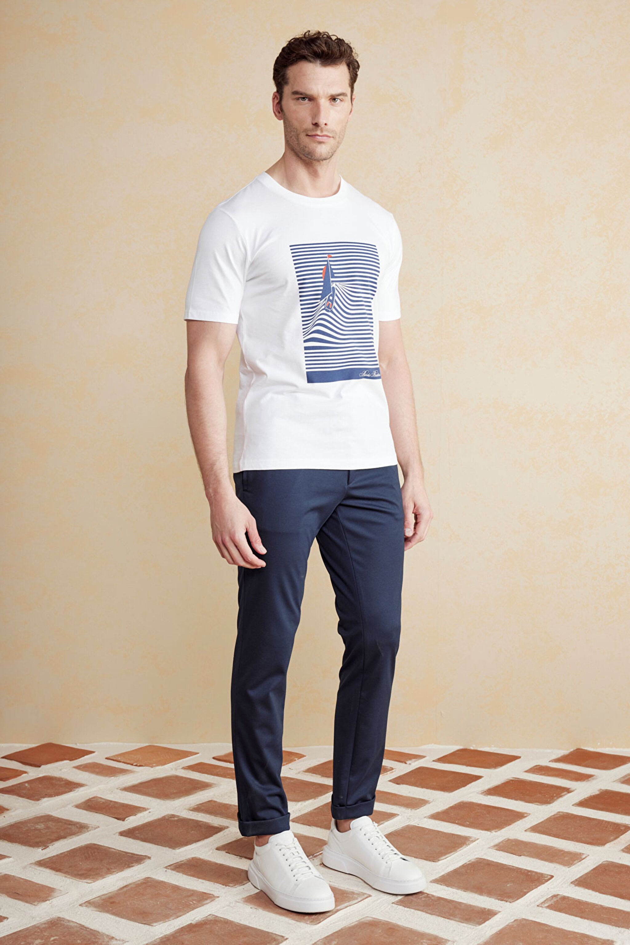 Beli Lastikli Jogger Pantolon - Lacivert