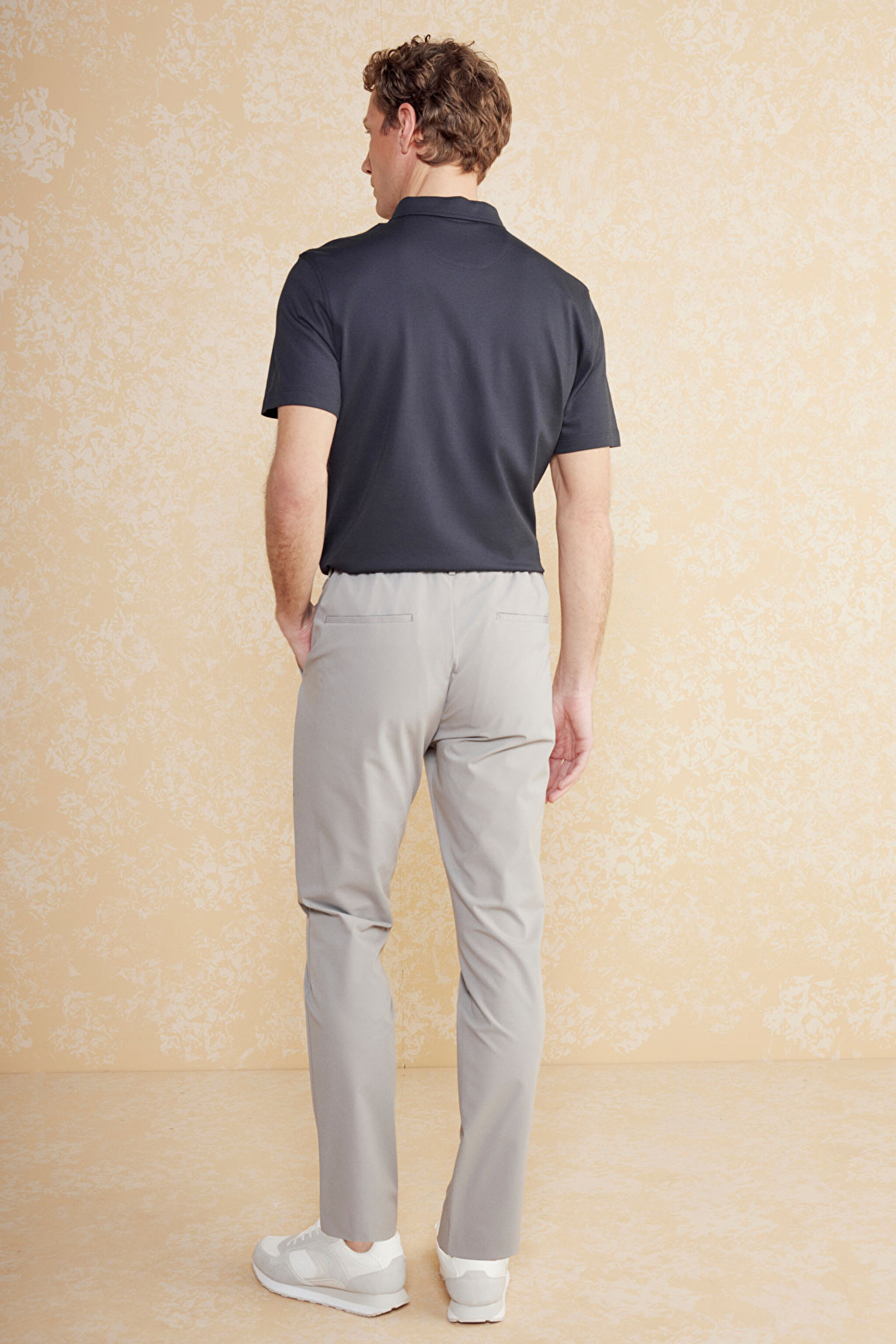 İçten Bağcıklı Jogger Performans Pantolon - Gri (görsel 4)