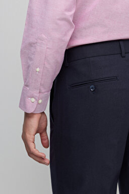 Slim Fit Desenli Jogger Pantolon - Lacivert (görsel 5)