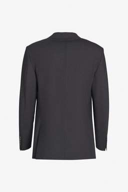 %100 Yün Slim Fit Mono Yaka Takım Elbise - Siyah (görsel 9)