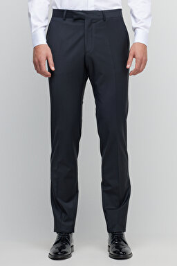 Yünlü Slim Fit Şal Yaka Smokin - Siyah (görsel 4)