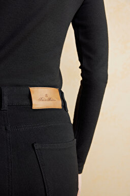 Push-Up Skinny Denim Pantolon - Siyah (görsel 5)