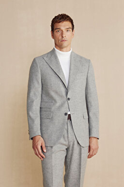Slim Fit Erkek Ceket - Gri (görsel 3)